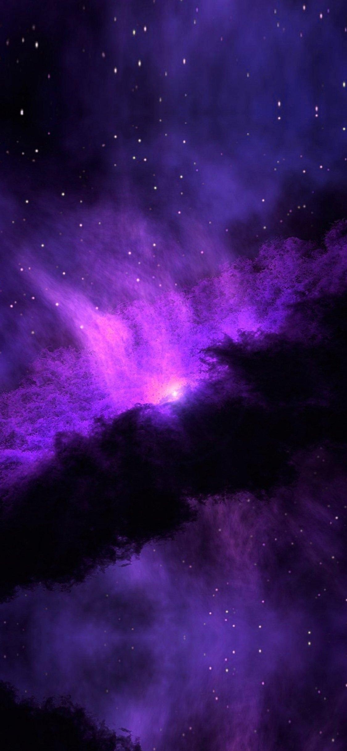 1130x2440 Com Apple iPhone Wallpaper Nc48 Space Blue Purple Nebula, Phone