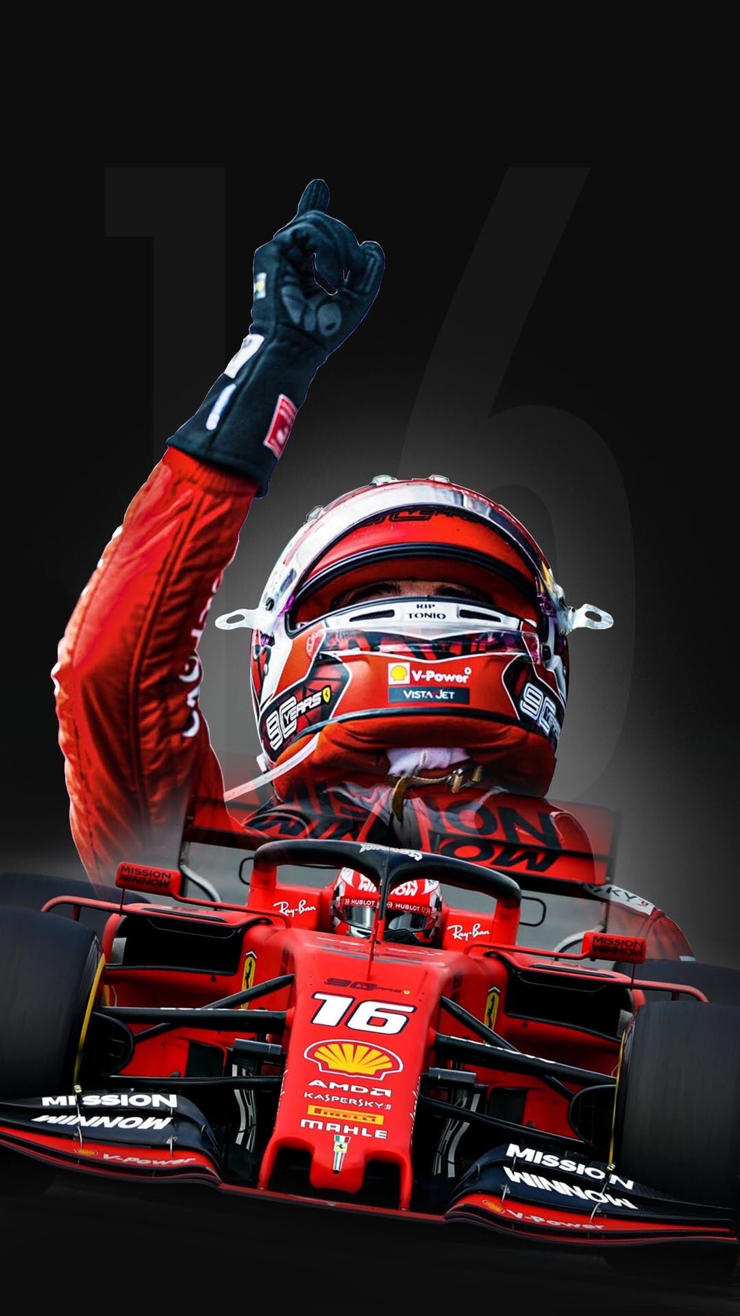 1080x1920 charles leclerc wallpaper, Phone