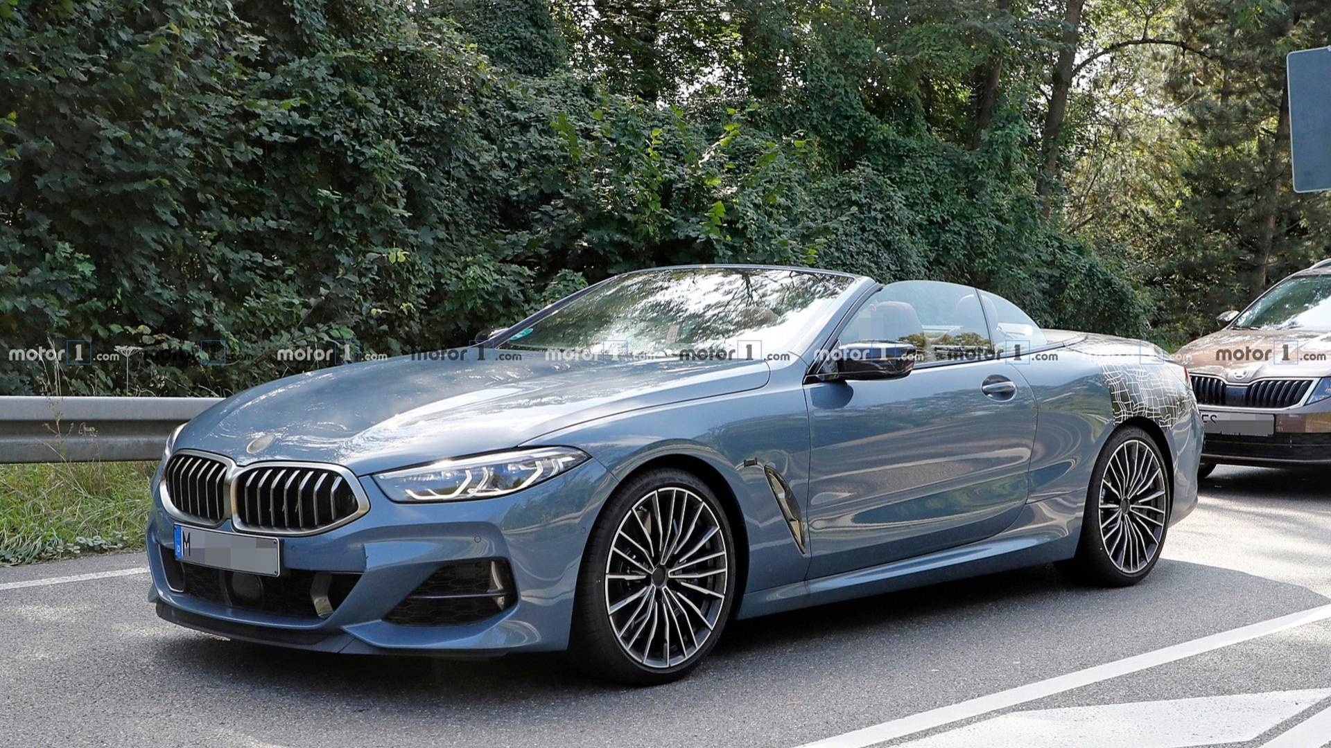 1920x1080 BMW 8 Series Convertible Nearly Naked In New Spy Photo, Desktop