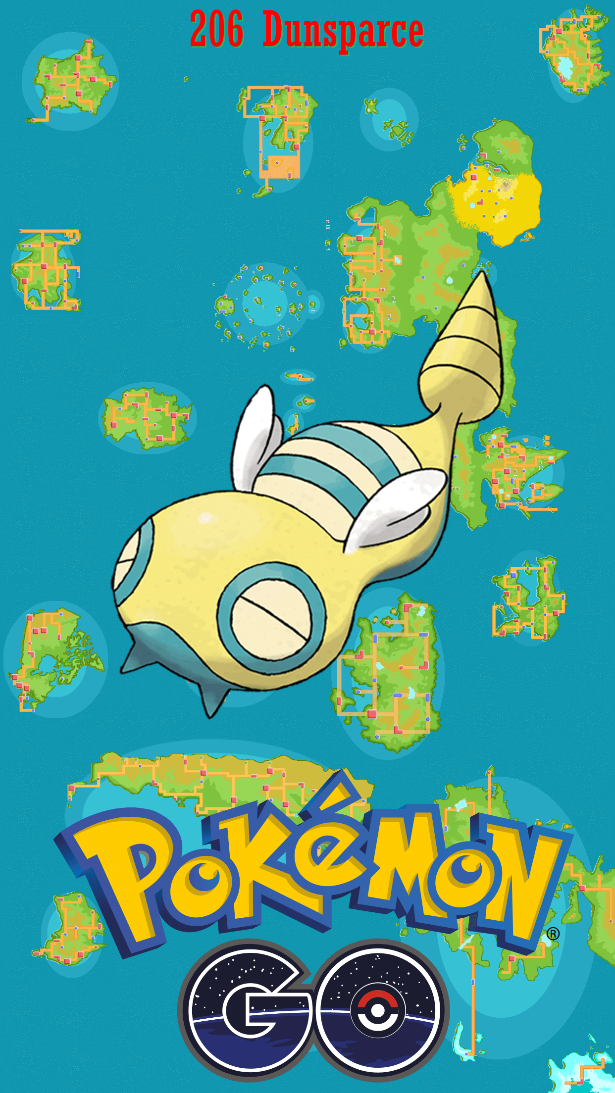 1250x2210 Street Map Dunsparce, Phone