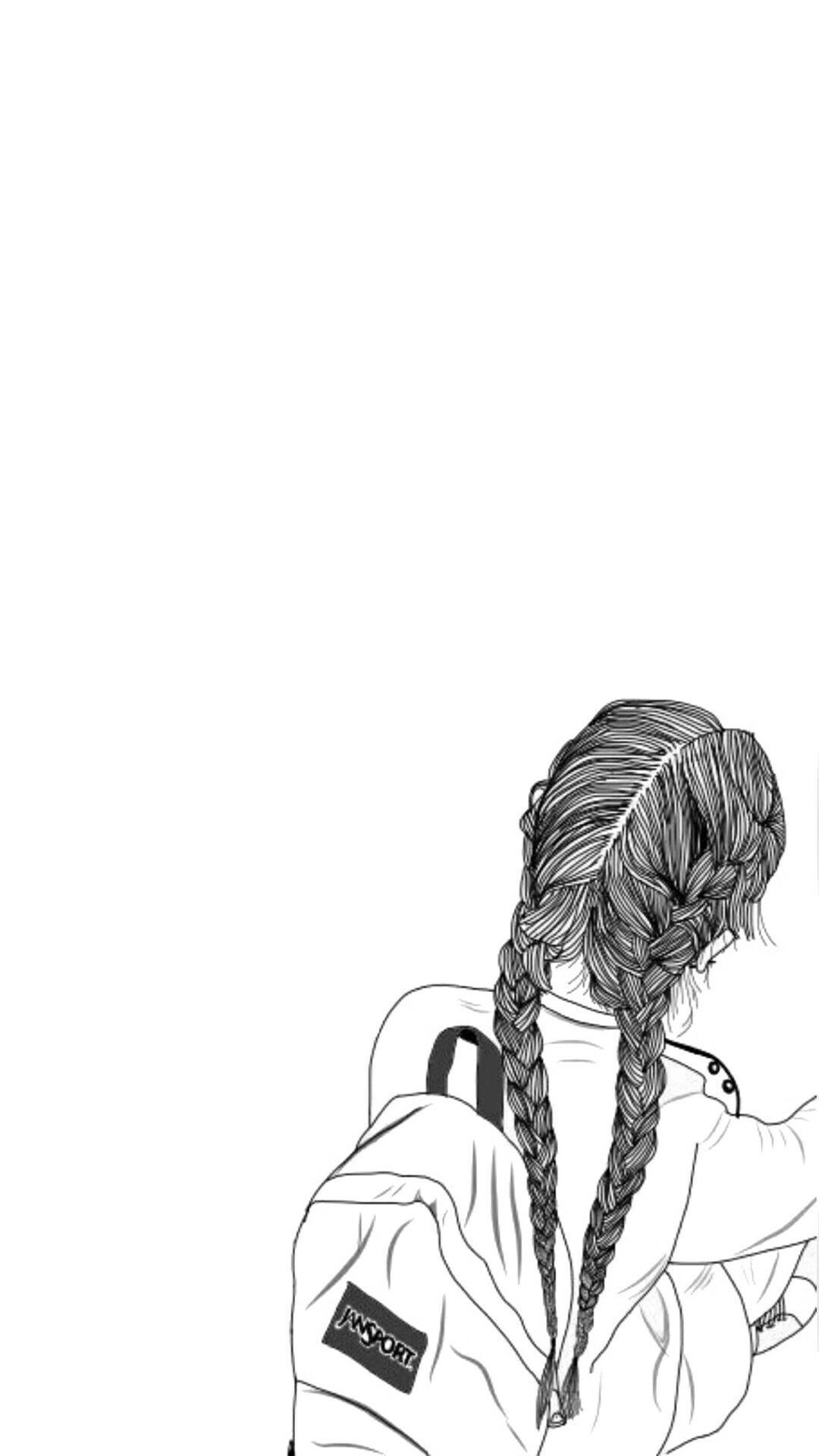 1080x1920 Hipster Girl Cartoon Wallpaper Free Hipster Girl Cartoon Background, Phone