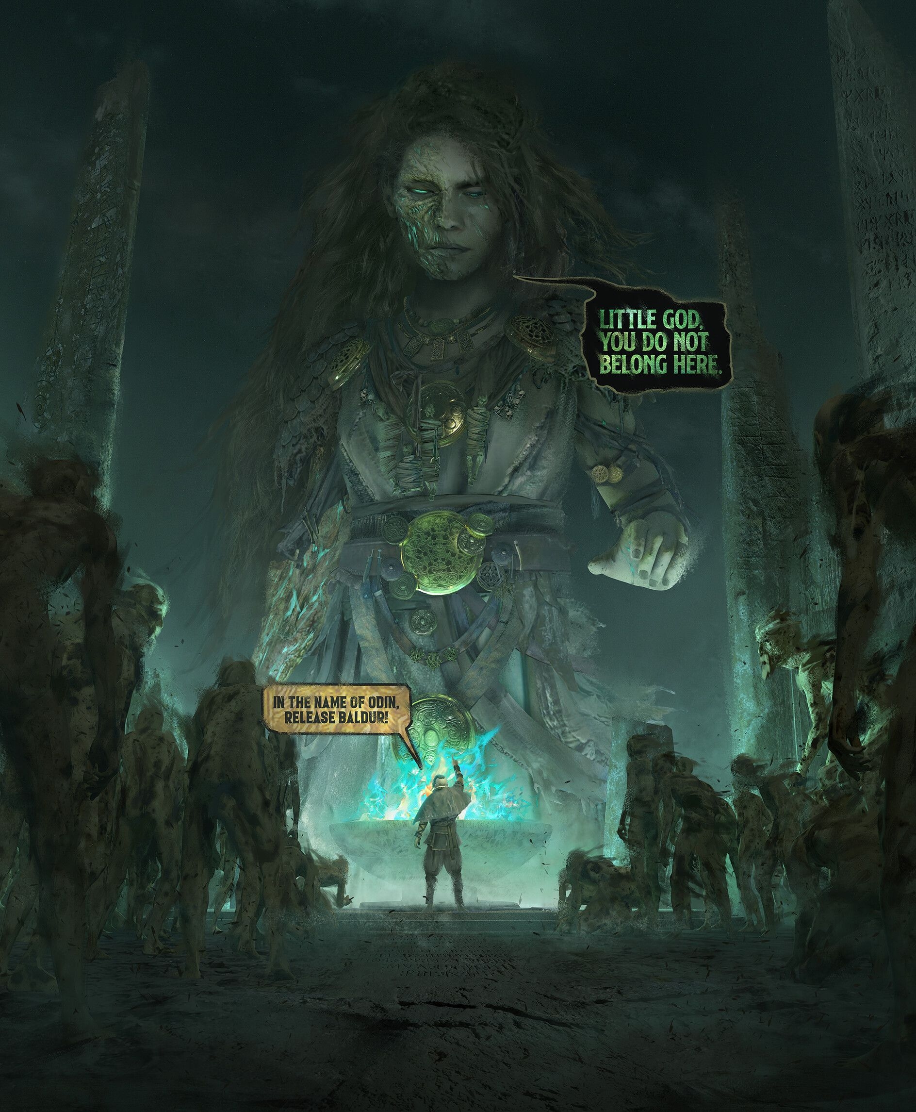 1890x2300 [God Of War Fan Theory] Ragnarok: Final Destiny of the Gods, Yong Yi Lee, Phone