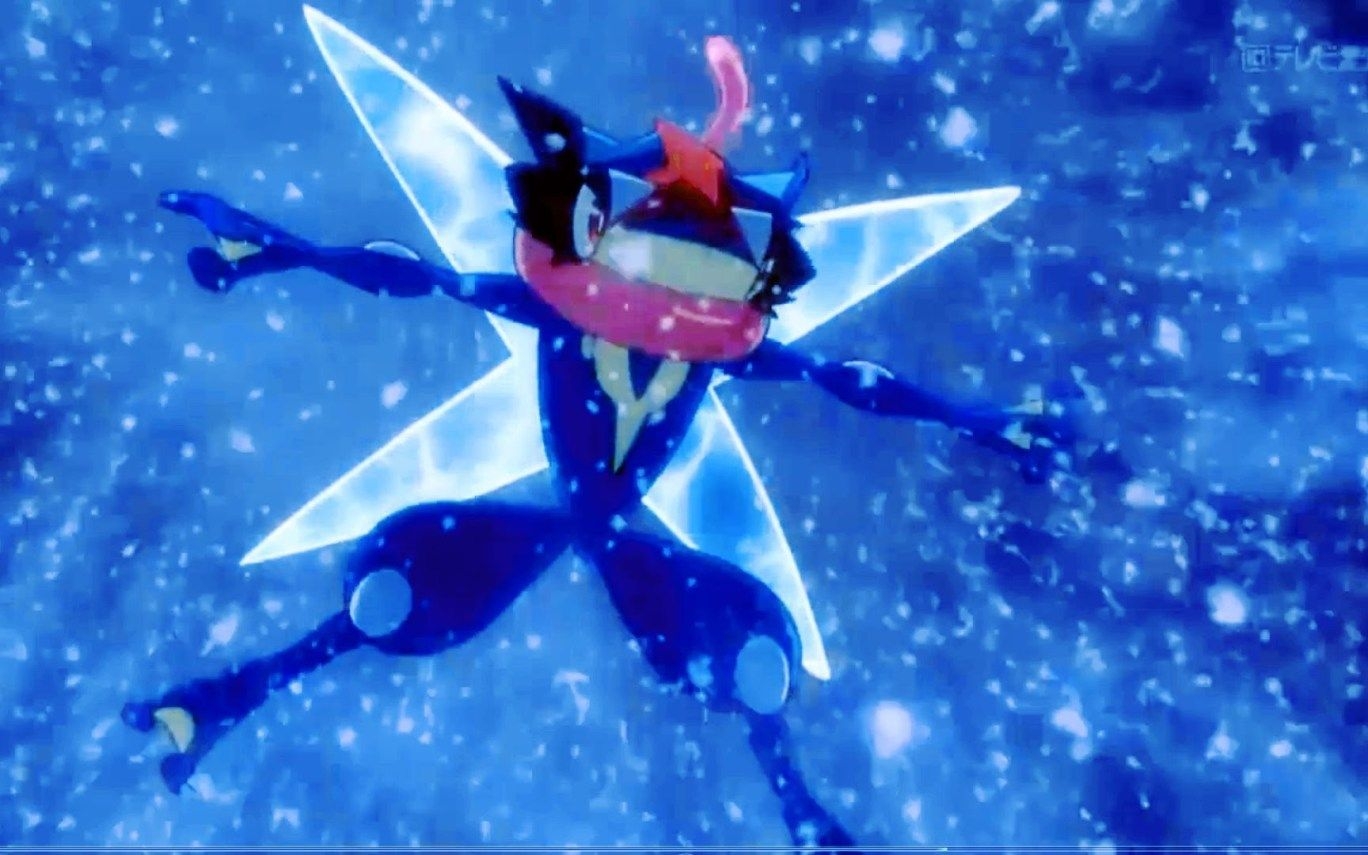 1370x860 Cool Ash Greninja Wallpaper Figure, Desktop
