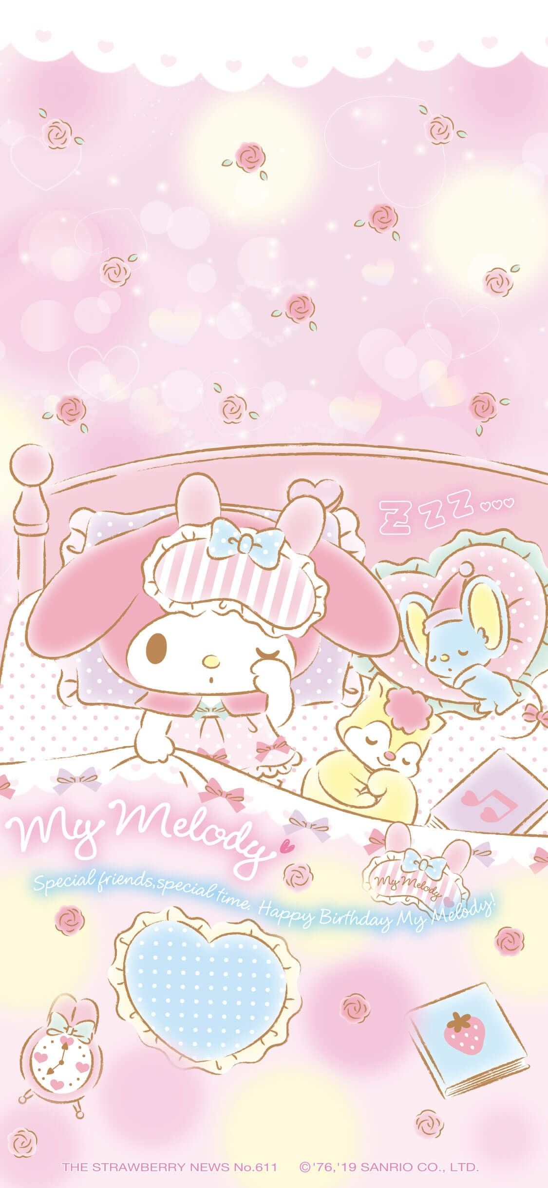 1130x2440 My Melody Wallpaper. Wallpaper iphone cute, Hello kitty my melody, Sanrio wallpaper, Phone