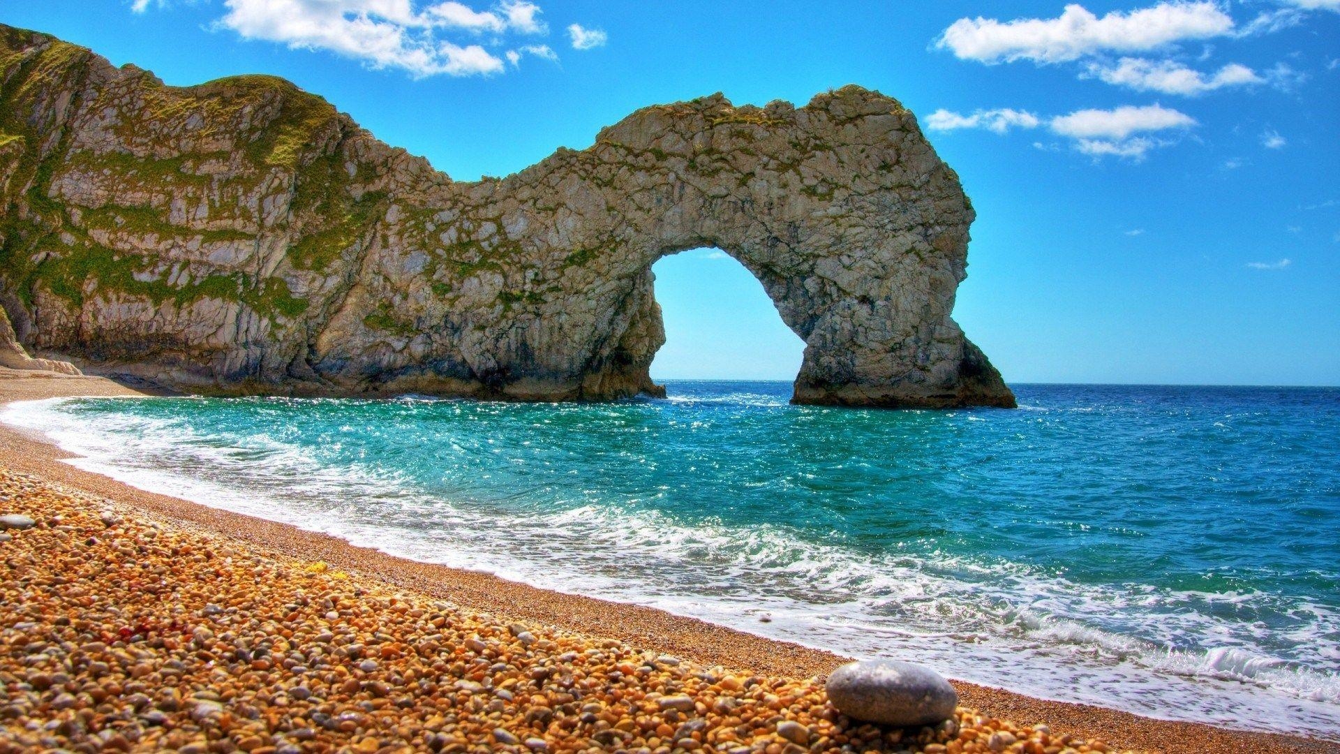 1920x1080 Nature Beach Summer Spain Durdle Door Wallpaper [], Desktop