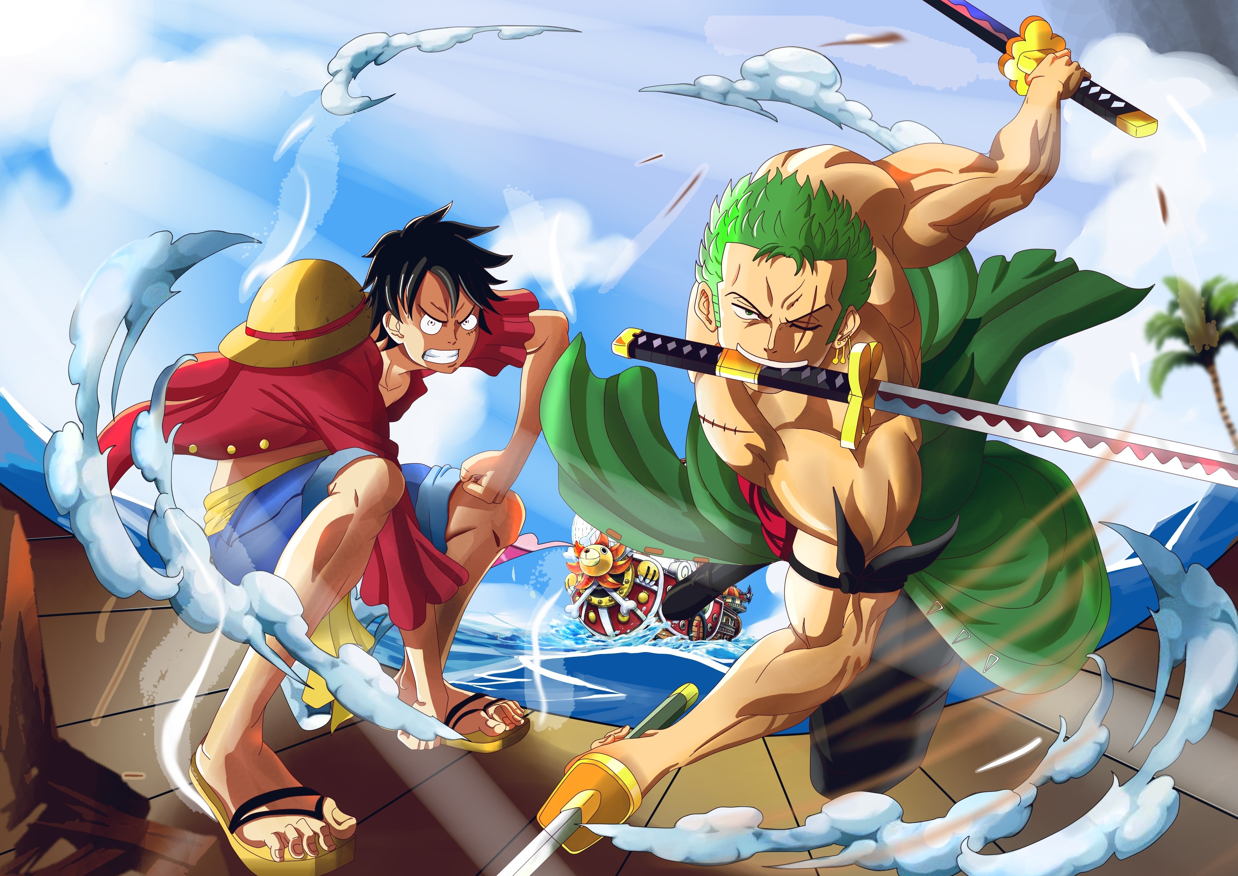 4000x2830 Cool One Piece 4K Wallpaper, Desktop