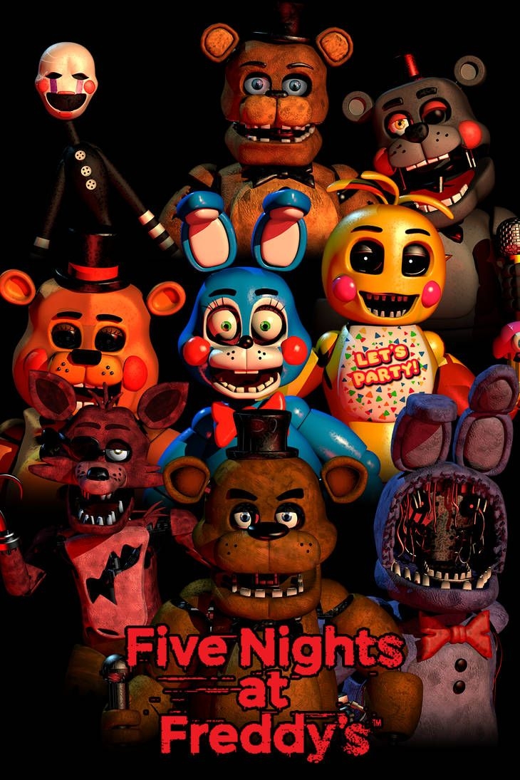 730x1100 Fnaf poster, Phone