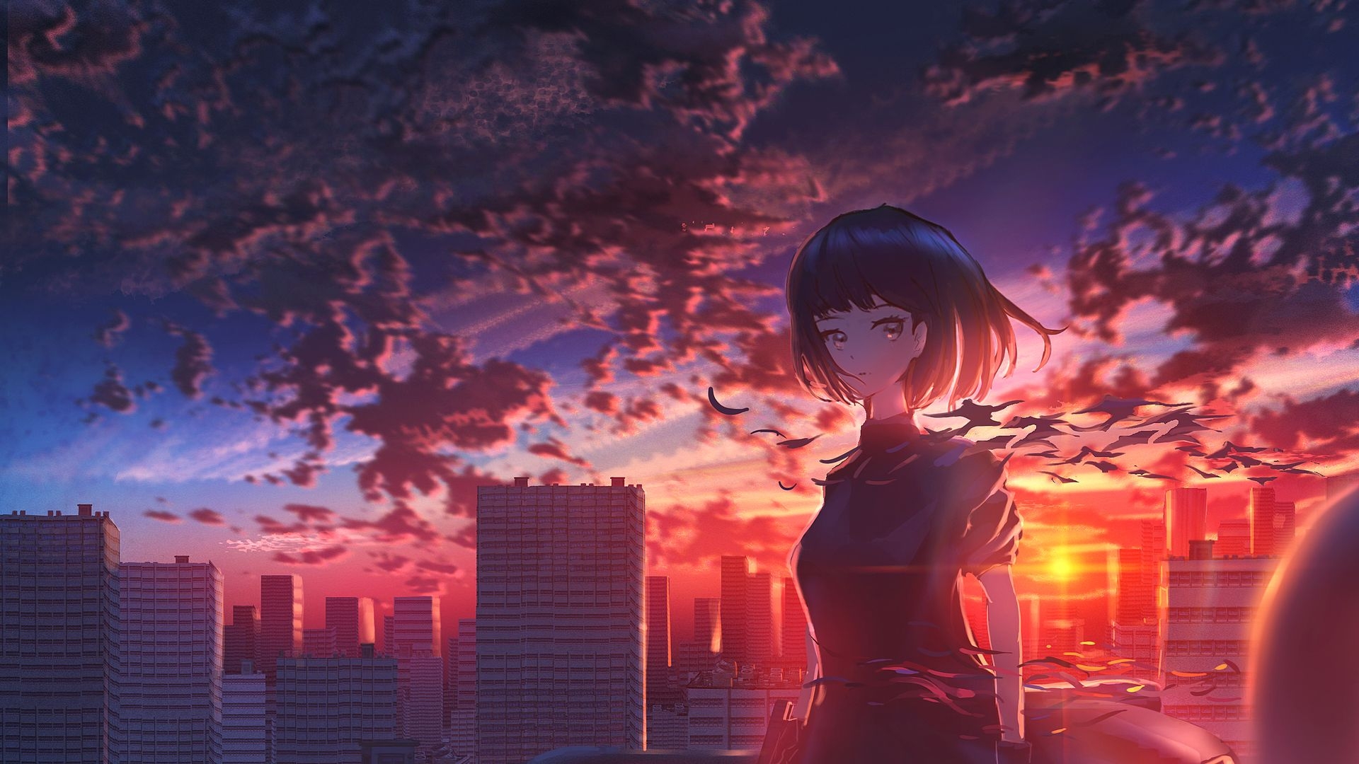 1920x1080 Girl Scenery Original Anime Laptop Full HD 1080P HD 4k, Desktop