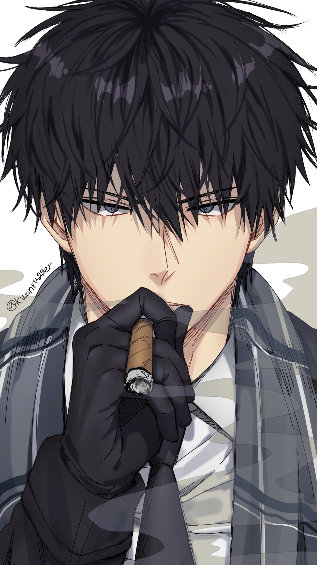 1080x1920 Anime Smoking Boy Wallpaper: Best Anime Smoking Boy iPhone Wallpaper [ HQ ], Phone