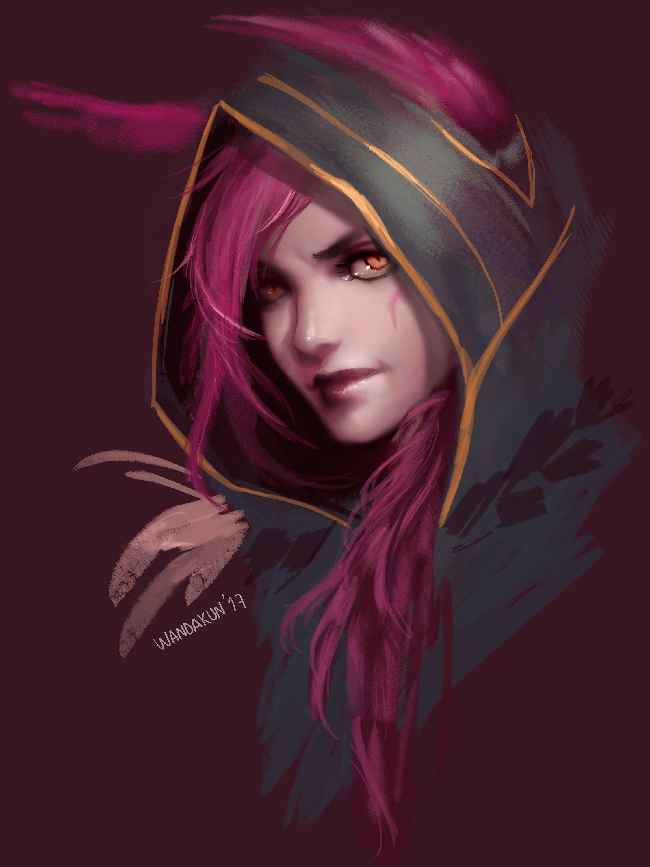 2250x3000 Xayah Portrait, Phone