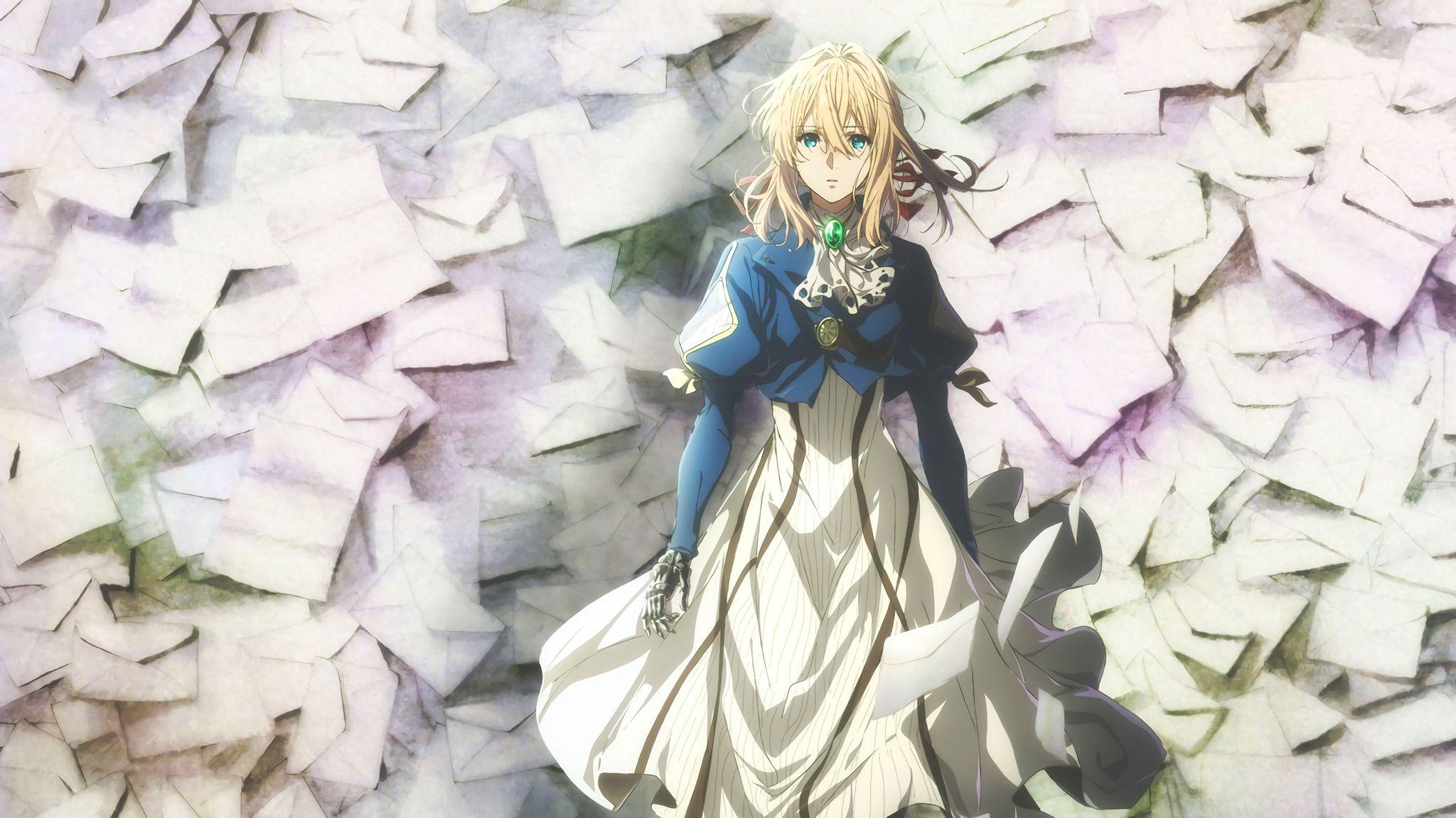 2050x1160 Violet Evergarden and Scan Gallery, Desktop