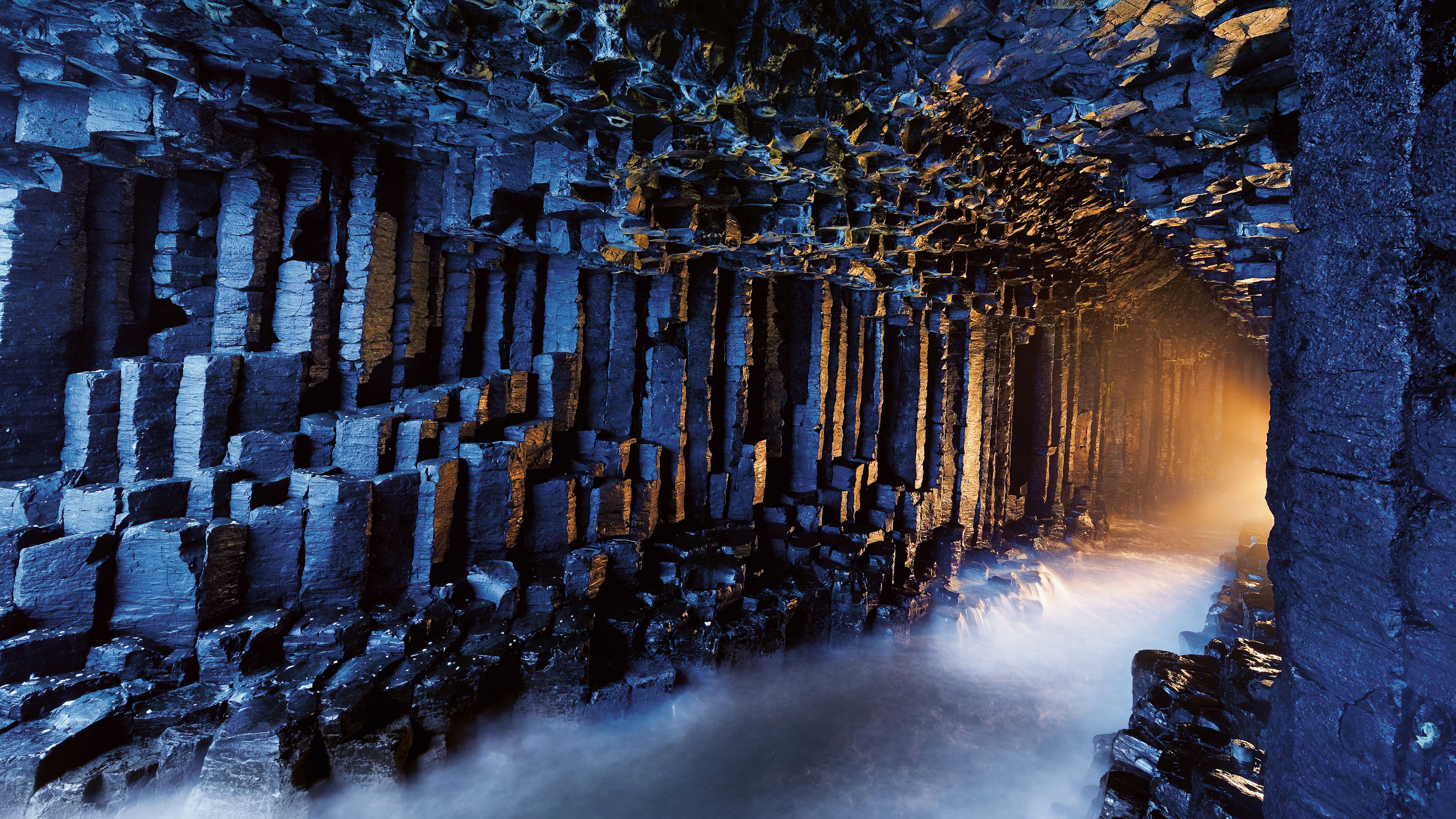 3840x2160 Fingals Cave Scotland UHD 4K Wallpaper, Desktop