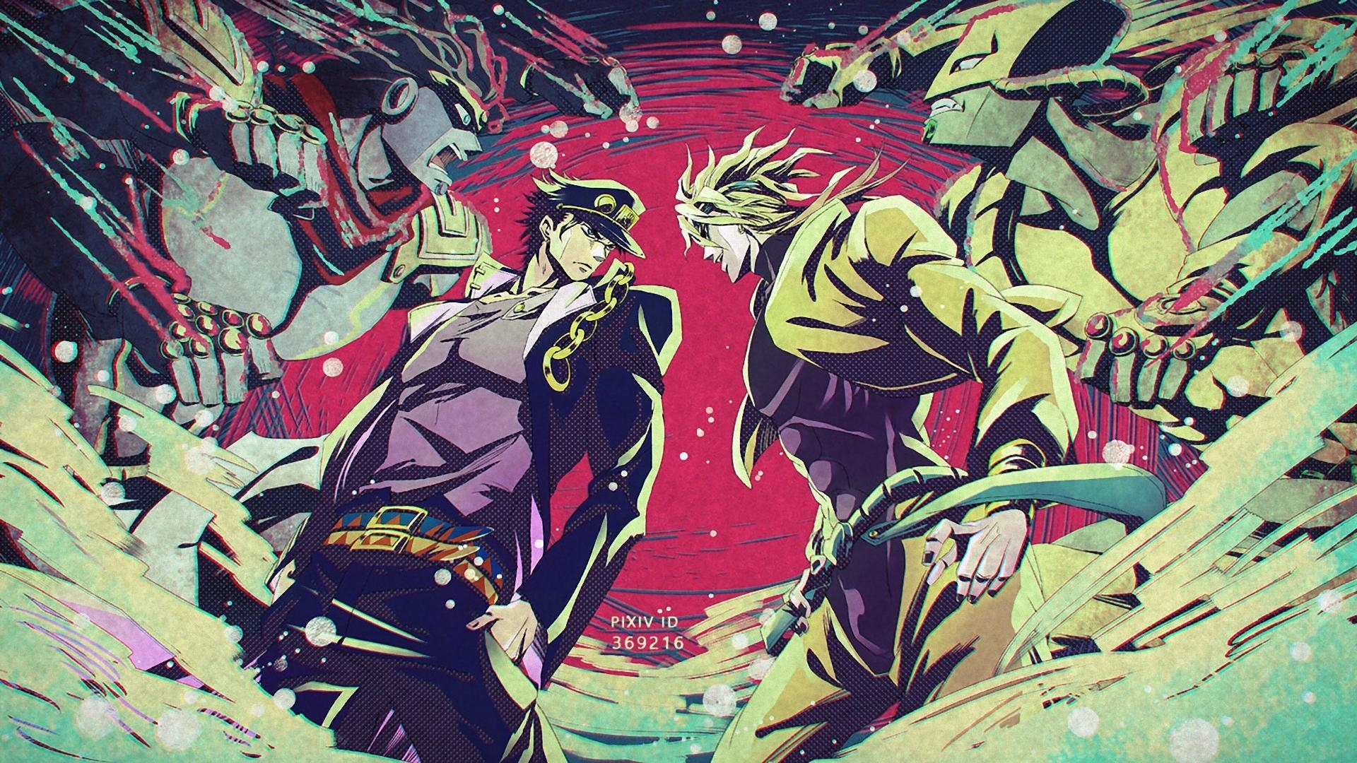 1920x1080 jotaro vs dio, Desktop