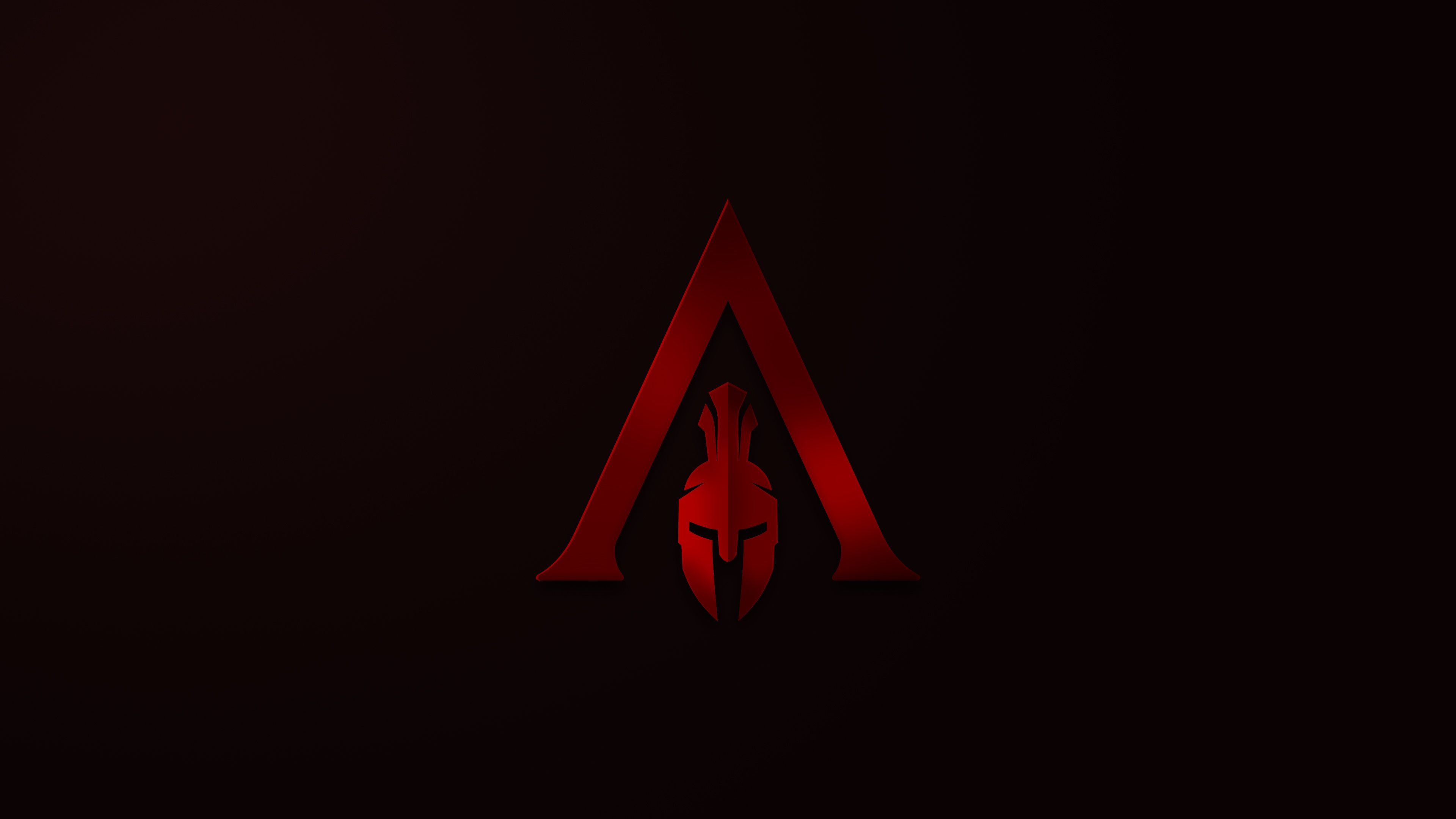 3840x2160 Wallpaper 4k Assassins Creed Odyssey Minimalism Logo 4k 2018 games, Desktop