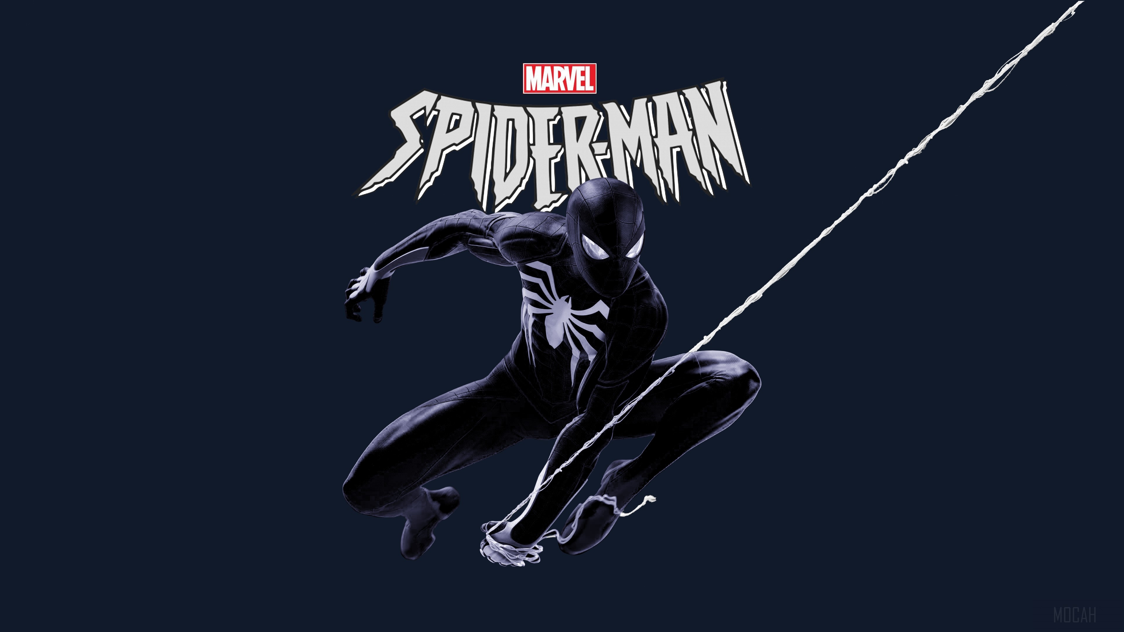 3840x2160 Marvel Black Spiderman 4k wallpaper. Mocah HD Wallpaper, Desktop