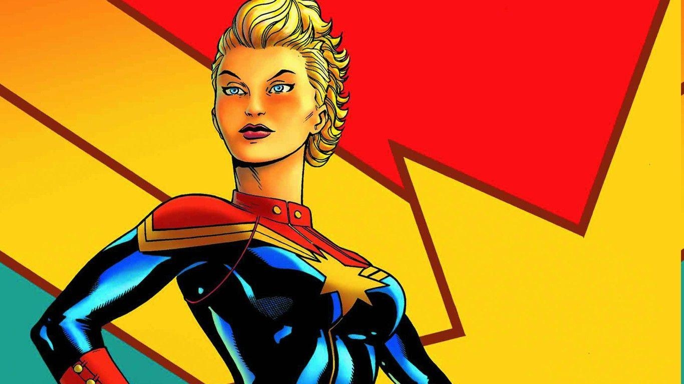 1370x770 Captain Marvel, Carol Danvers, Marvel Comics, Superhero Wallpaper, Desktop