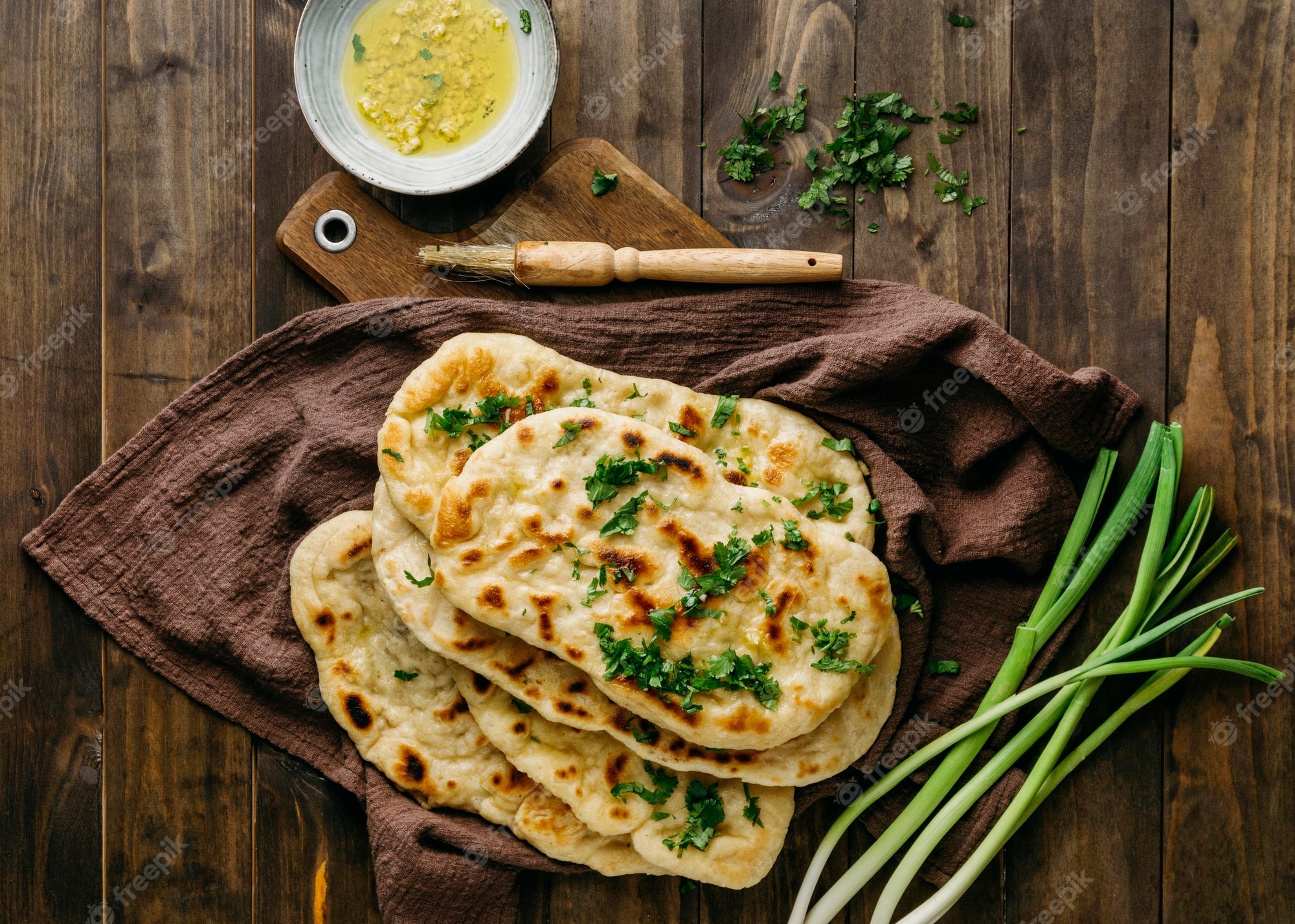 2000x1430 Garlic Naan Image, Desktop