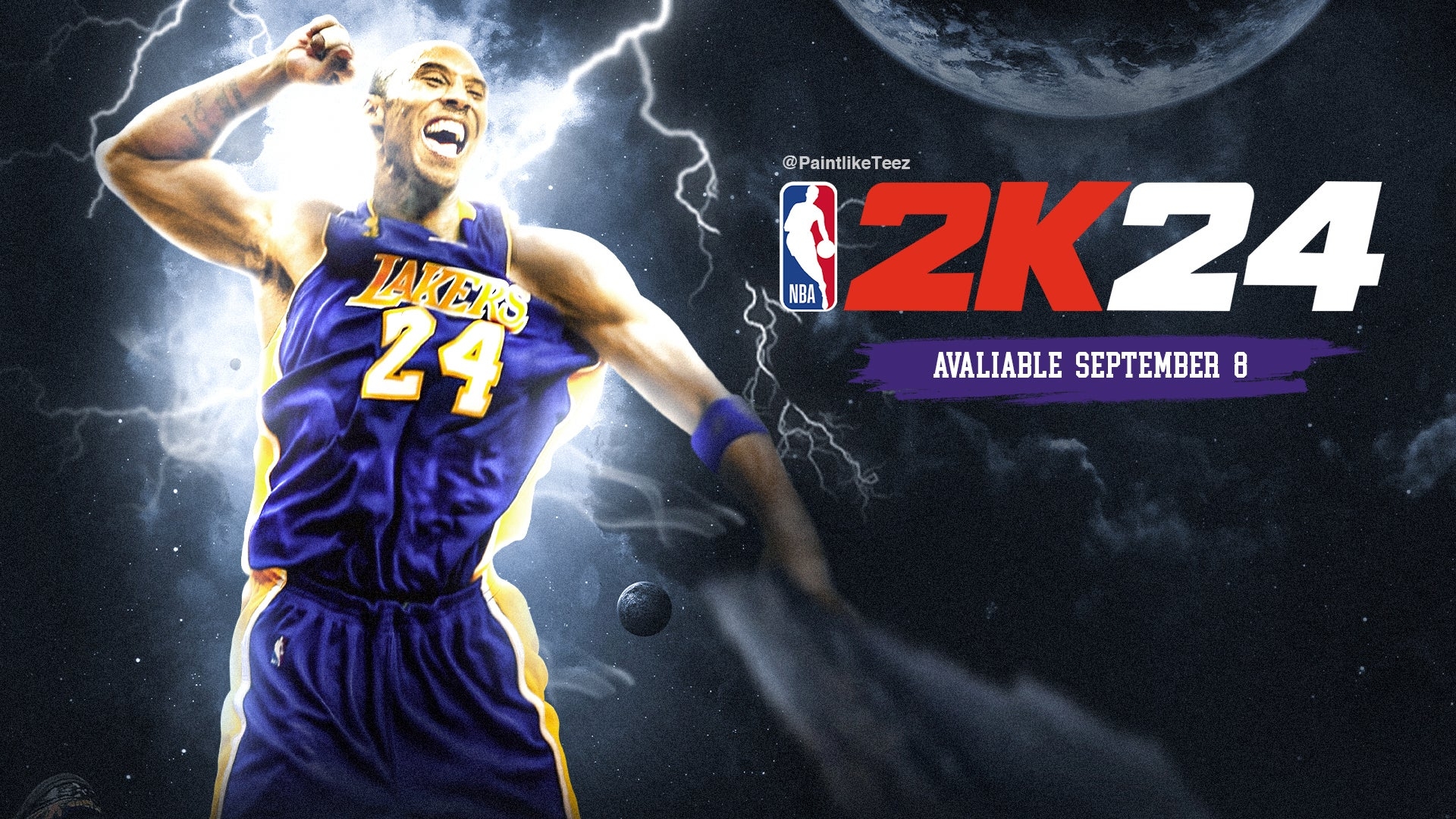 1920x1080 NBA2K24 Cover Art Concept (Black Mamba Edition), Desktop