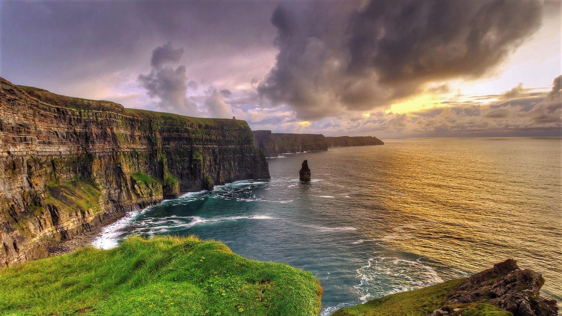 1920x1080 Cliffs of Moher in Ireland HD Wallpaper. Background Image, Desktop