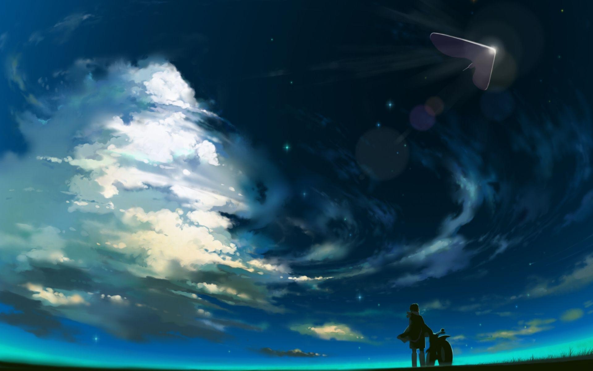 1920x1200 Wallpaper Anime HD di 2020. Pemandangan anime, Pemandangan, Desktop