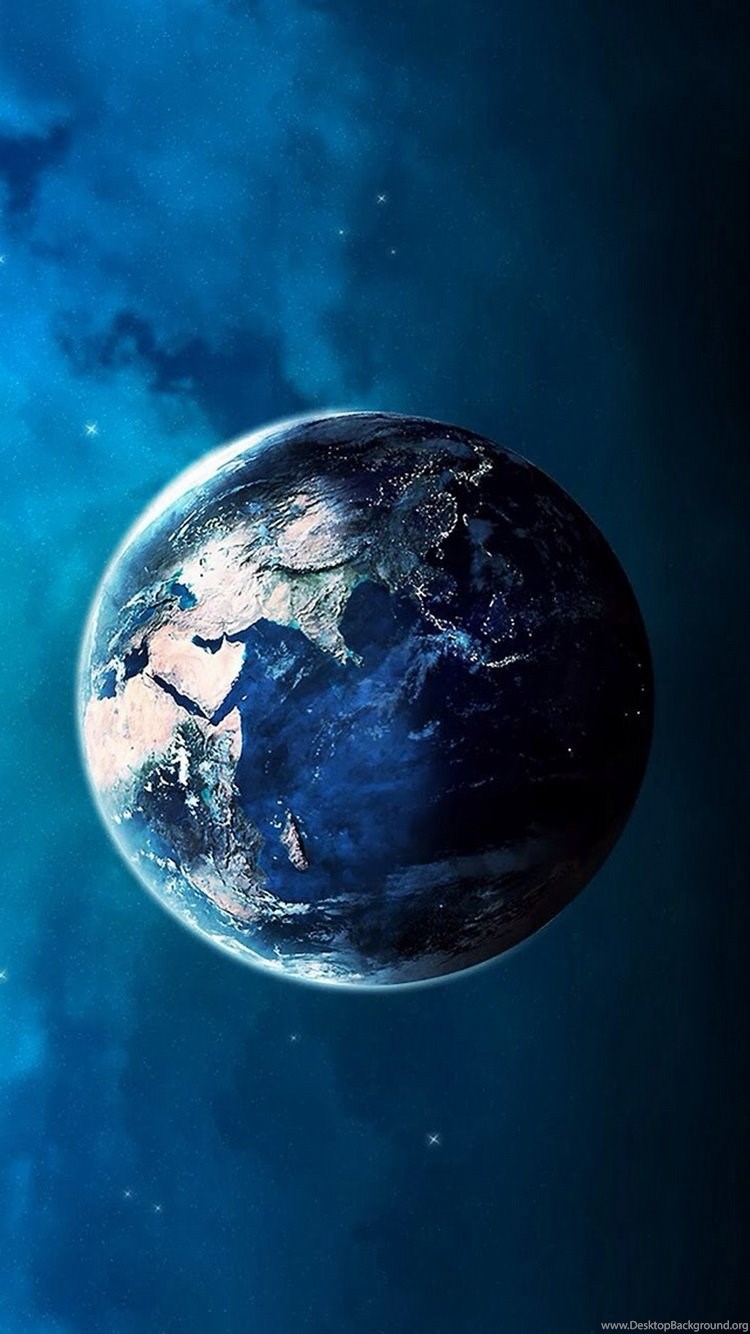 750x1340 Blue Planet Earth Space iPhone 6 Wallpaper / IPod Wallpaper HD. Desktop Background, Phone