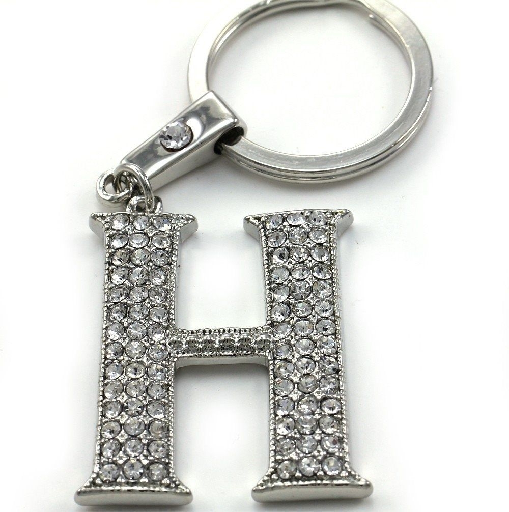 1000x1010 Clear Name Alphabet Initial Letter H Car Keychain Key Ring Wedding. Desktop Background, Phone