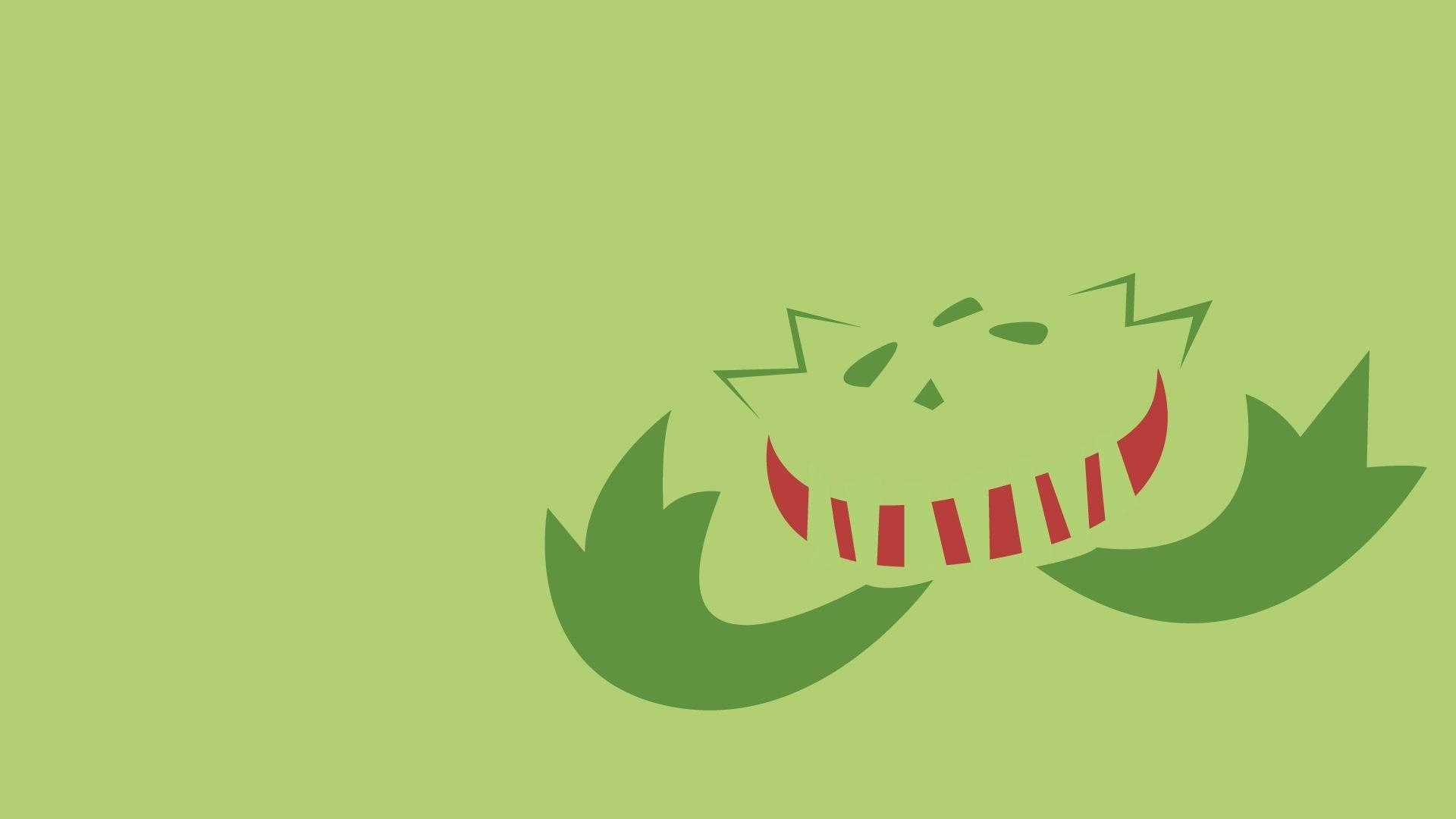 1920x1080 Carnivine, Minimalism, Green Background wallpaper. anime, Desktop