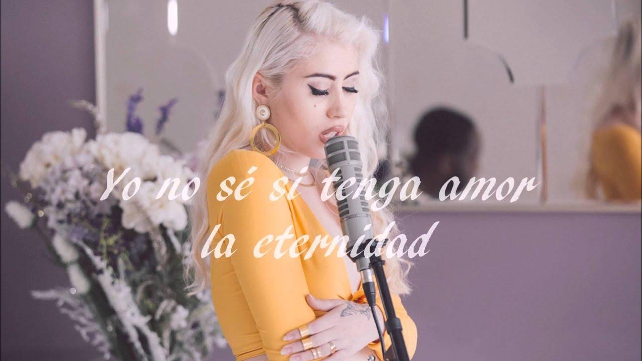 1280x720 Lyrics Kali Uchis a mí (cover), Desktop