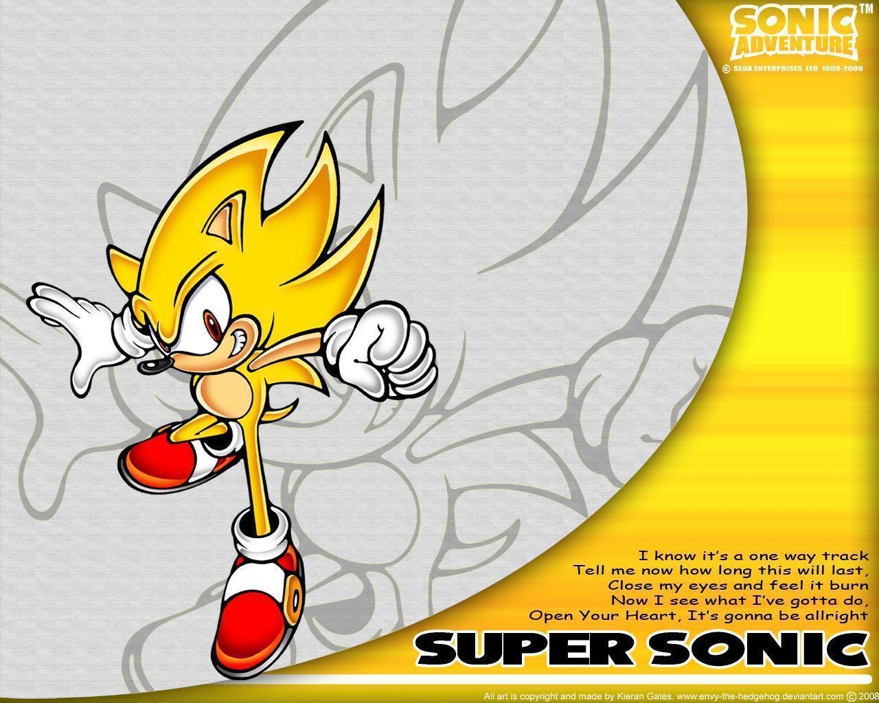 1280x1030 Super Sonic Wallpaper by Envy the Hedgehog, Desktop