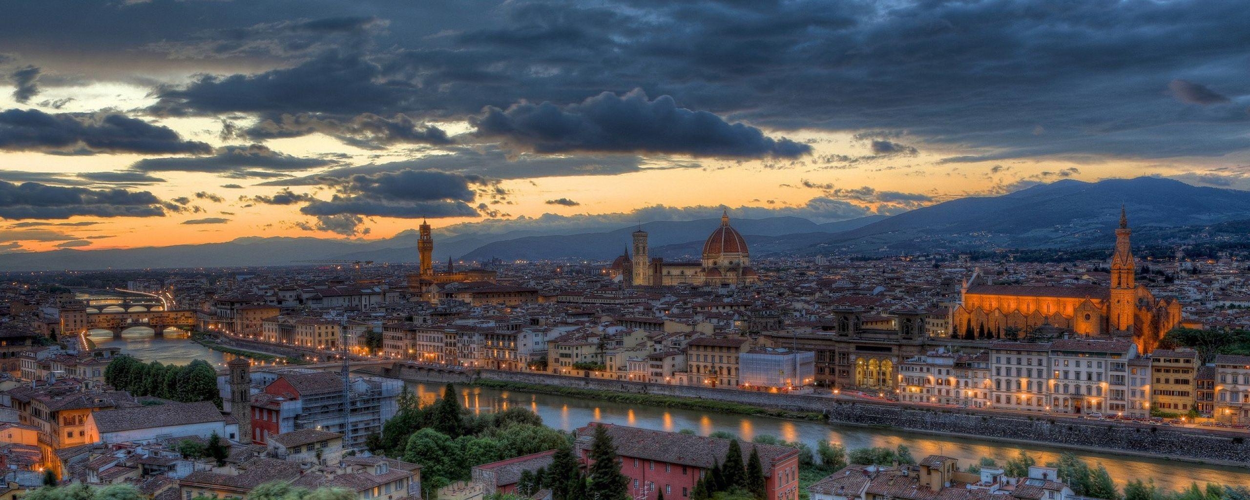 2560x1030 Dual Monitor Resolution Florence Wallpaper HD, Desktop, Dual Screen