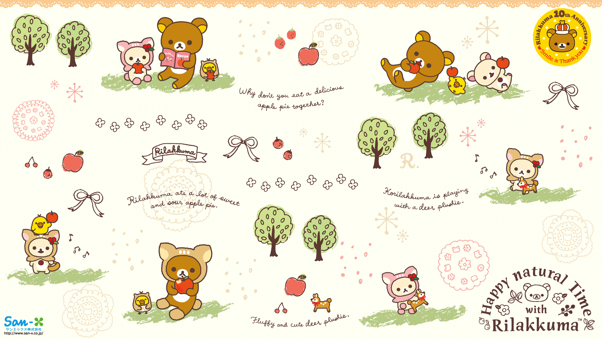 1920x1080 Rilakkuma Desktop Wallpaper, Desktop