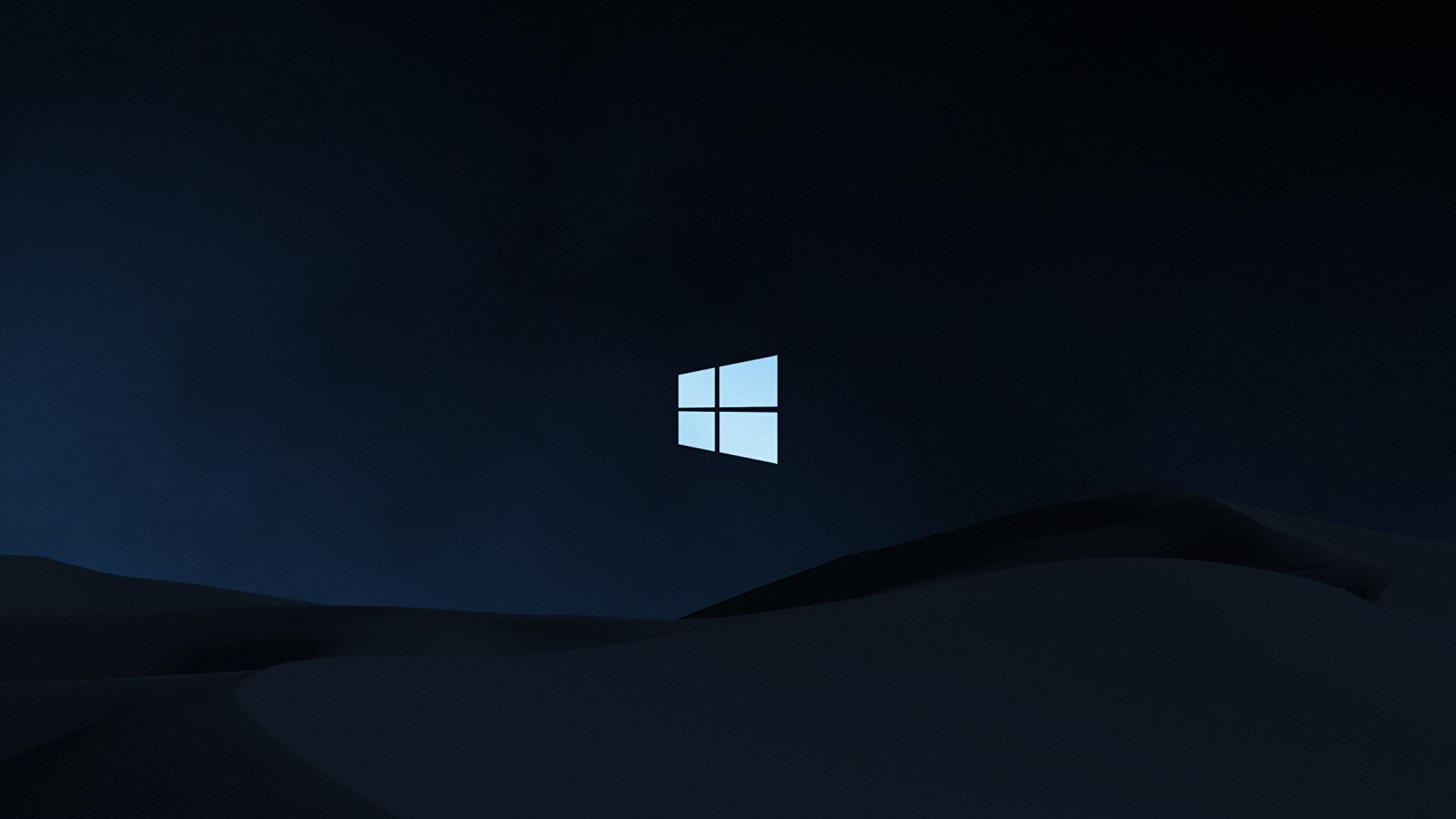 2560x1440 Windows 10 Dark Wallpaper 4k, Desktop