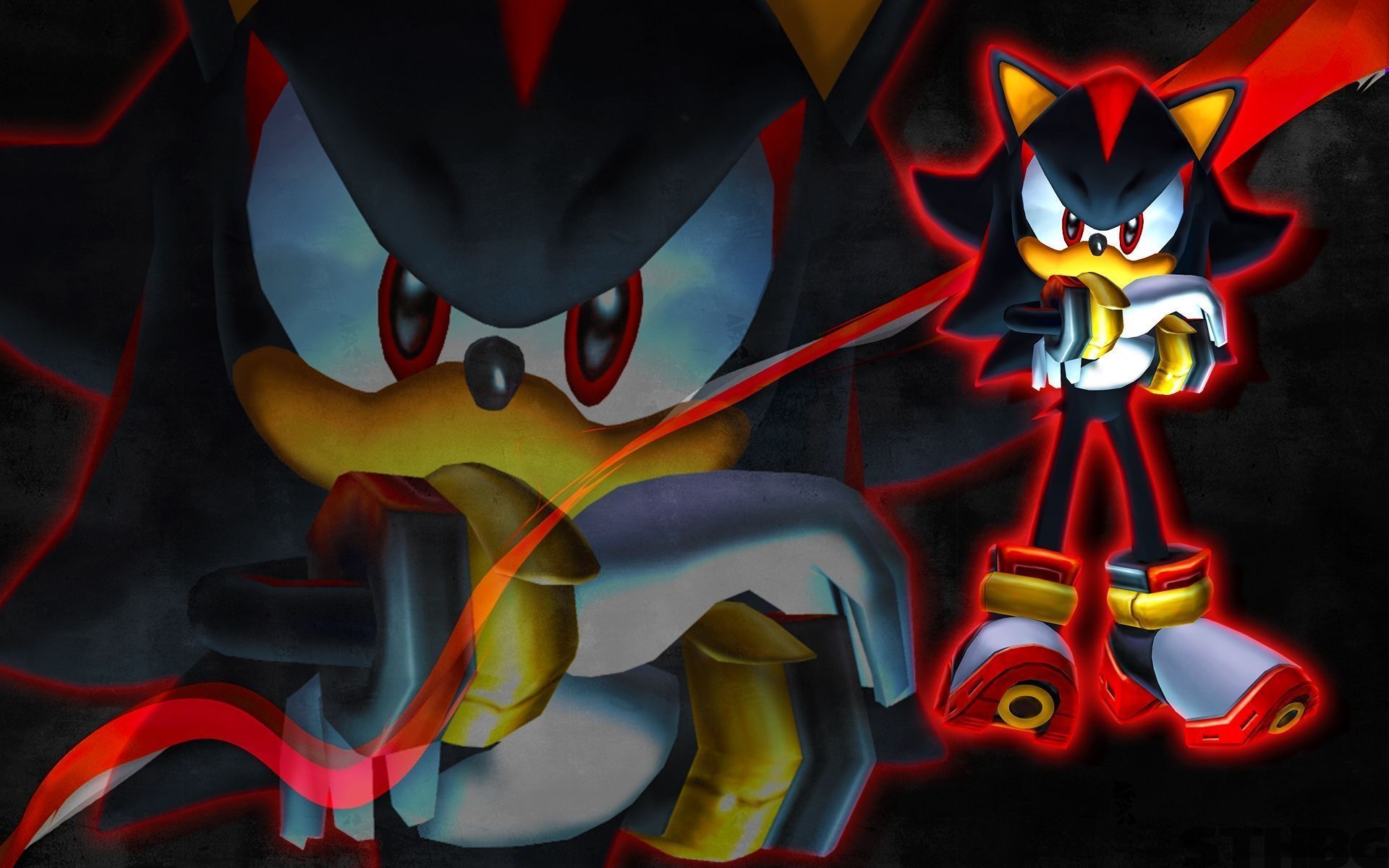 1920x1200 Sonic And Shadow Wallpaper, Desktop