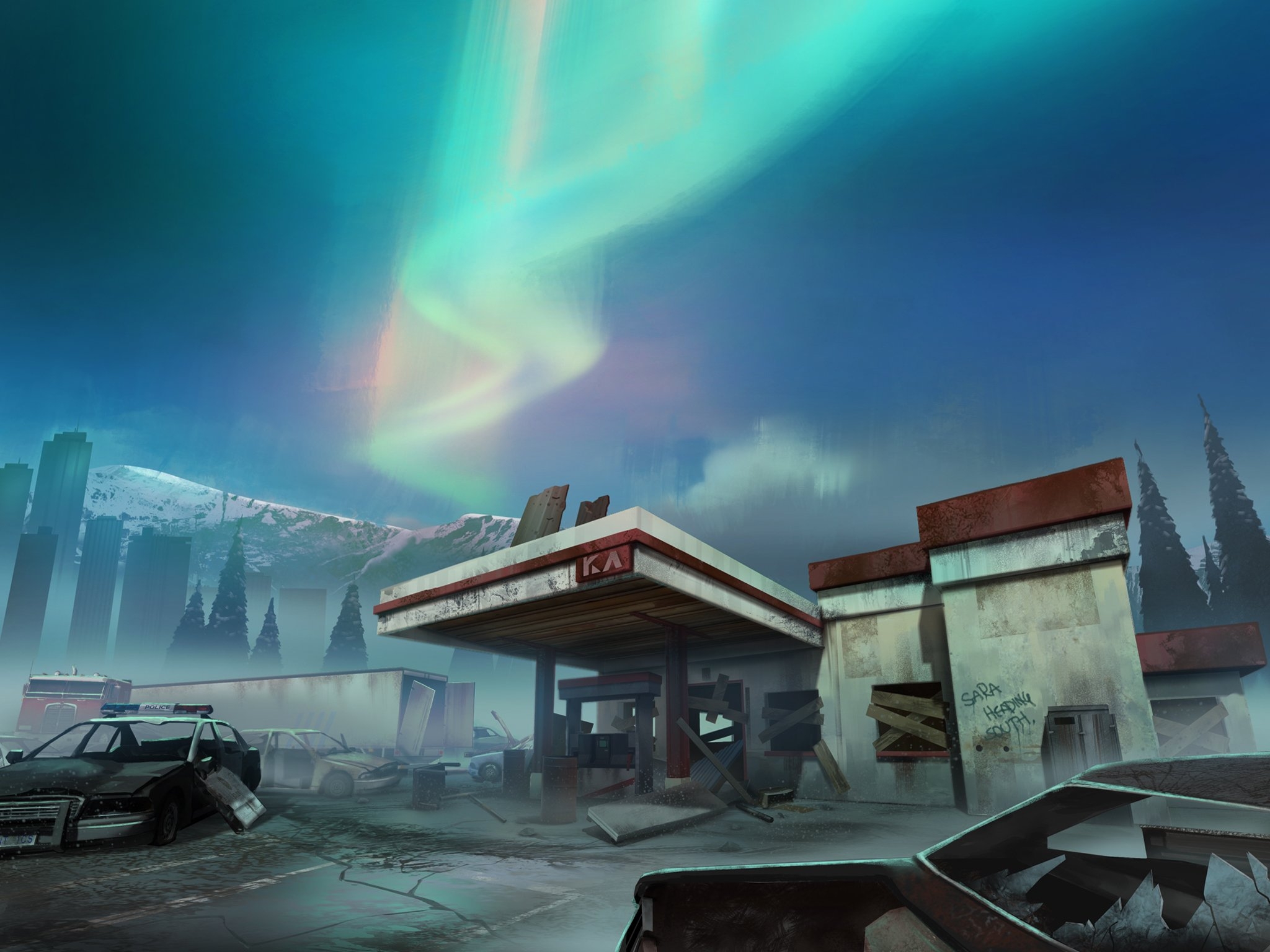 2050x1540 State of the Art: The Long Dark's aurora. Rock Paper Shotgun, Desktop