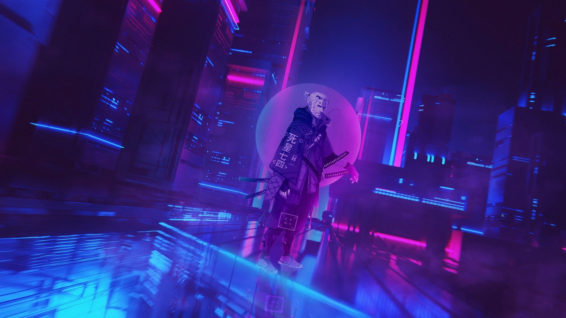 1920x1080 cyberpunk Cyberpunk 2077 cyber city #neon The Witcher Geralt of Rivia P #wallpaper #hdwallpaper #desktop в 2020 г. Киберпанк, Desktop