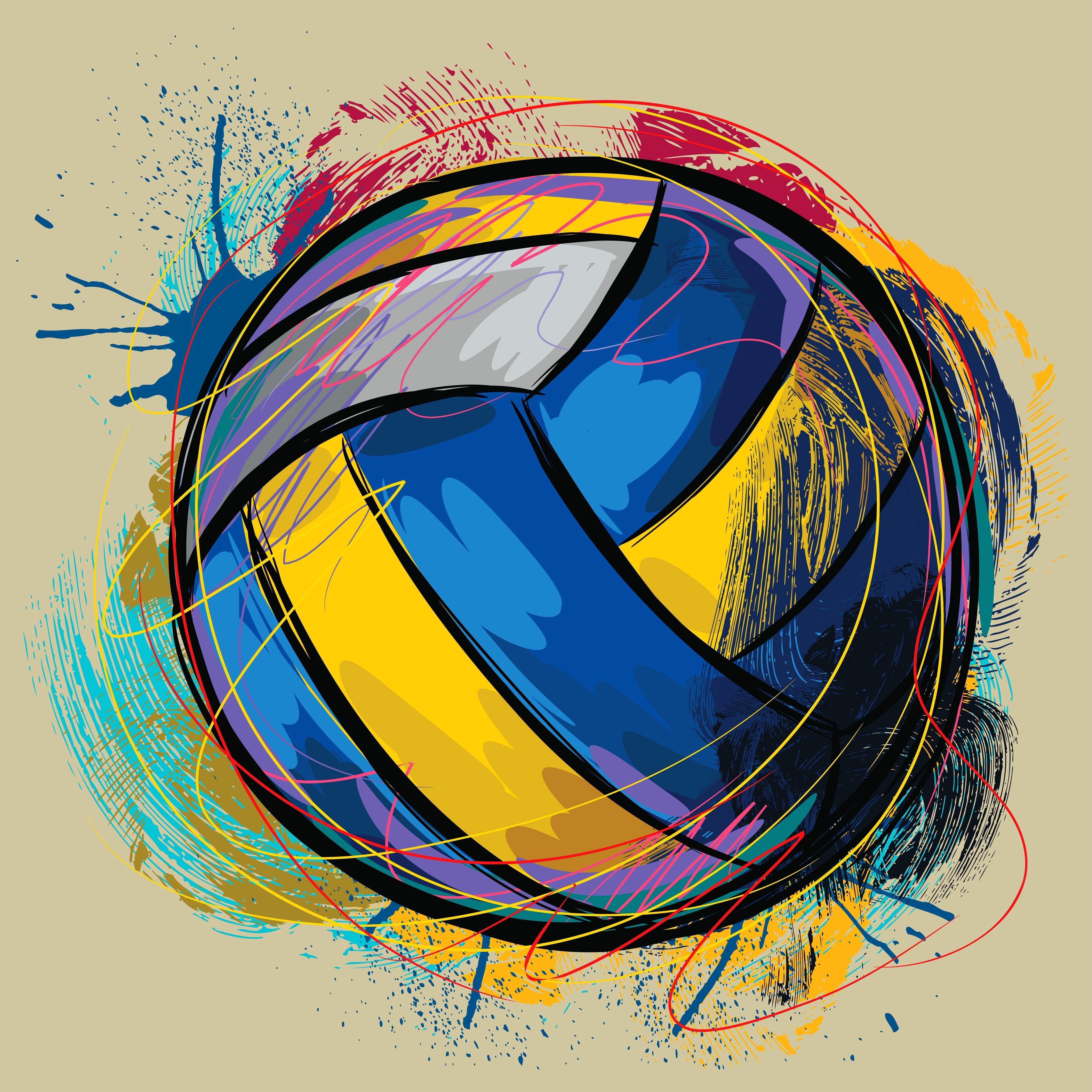 4500x4500 Volleyball Ball Wallpaper Free Volleyball Ball Background, Phone