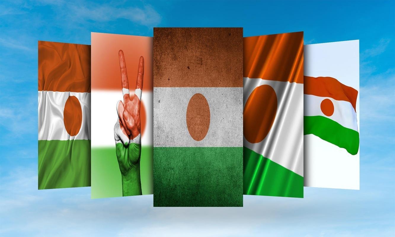 1340x800 Niger Flag Wallpaper for Android, Desktop