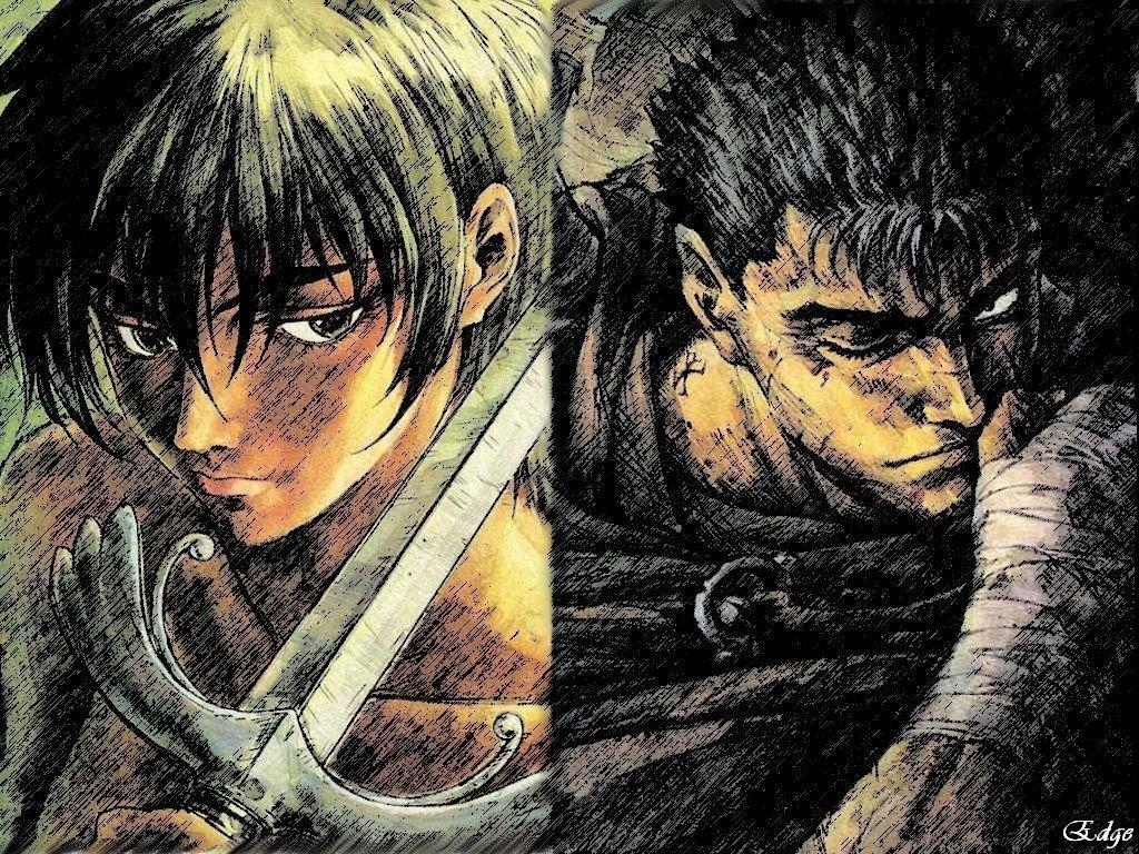 1030x770 Berserk Guts Casca Anime, Desktop