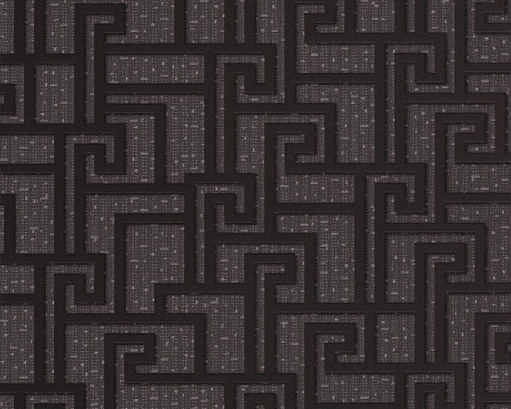 1000x800 Wallpaper Versace Graphic Anthracite 96236 3, Desktop