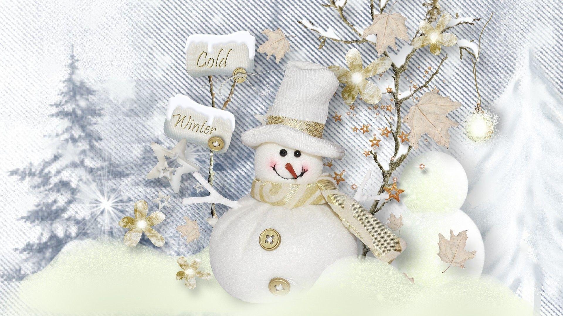 1920x1080 Snowman Wallpaper Widescreen, Desktop