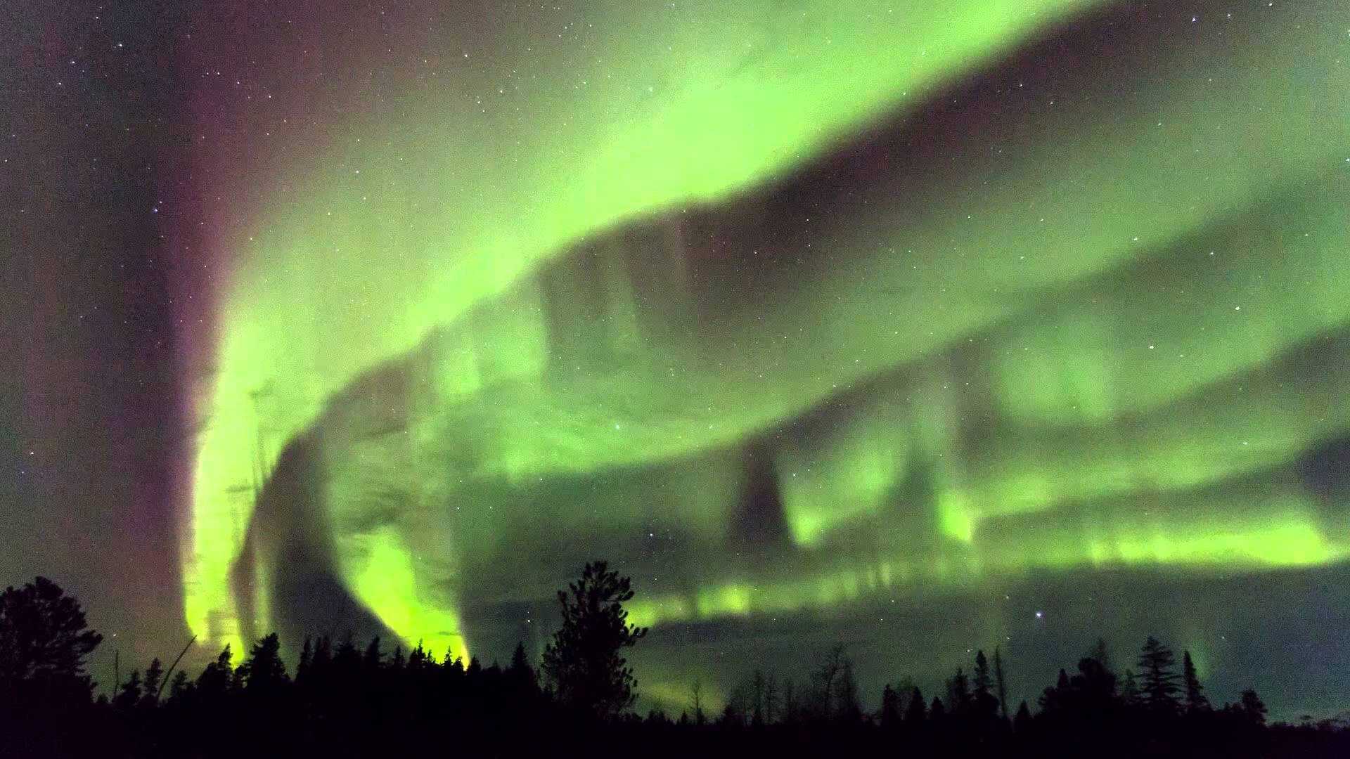 1920x1080 Northern Lights Dance Over Glacier Bay National Park, Alaska, Desktop