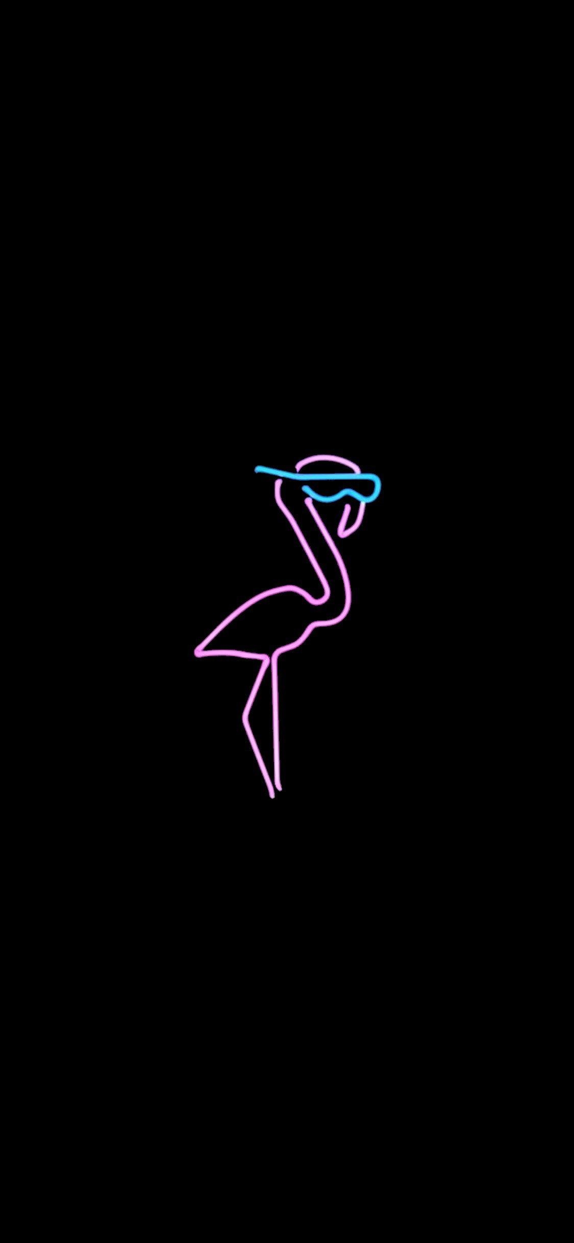 1130x2440 Neon Flamingo. iPhone X Wallpaper X Wallpaper HD, Phone