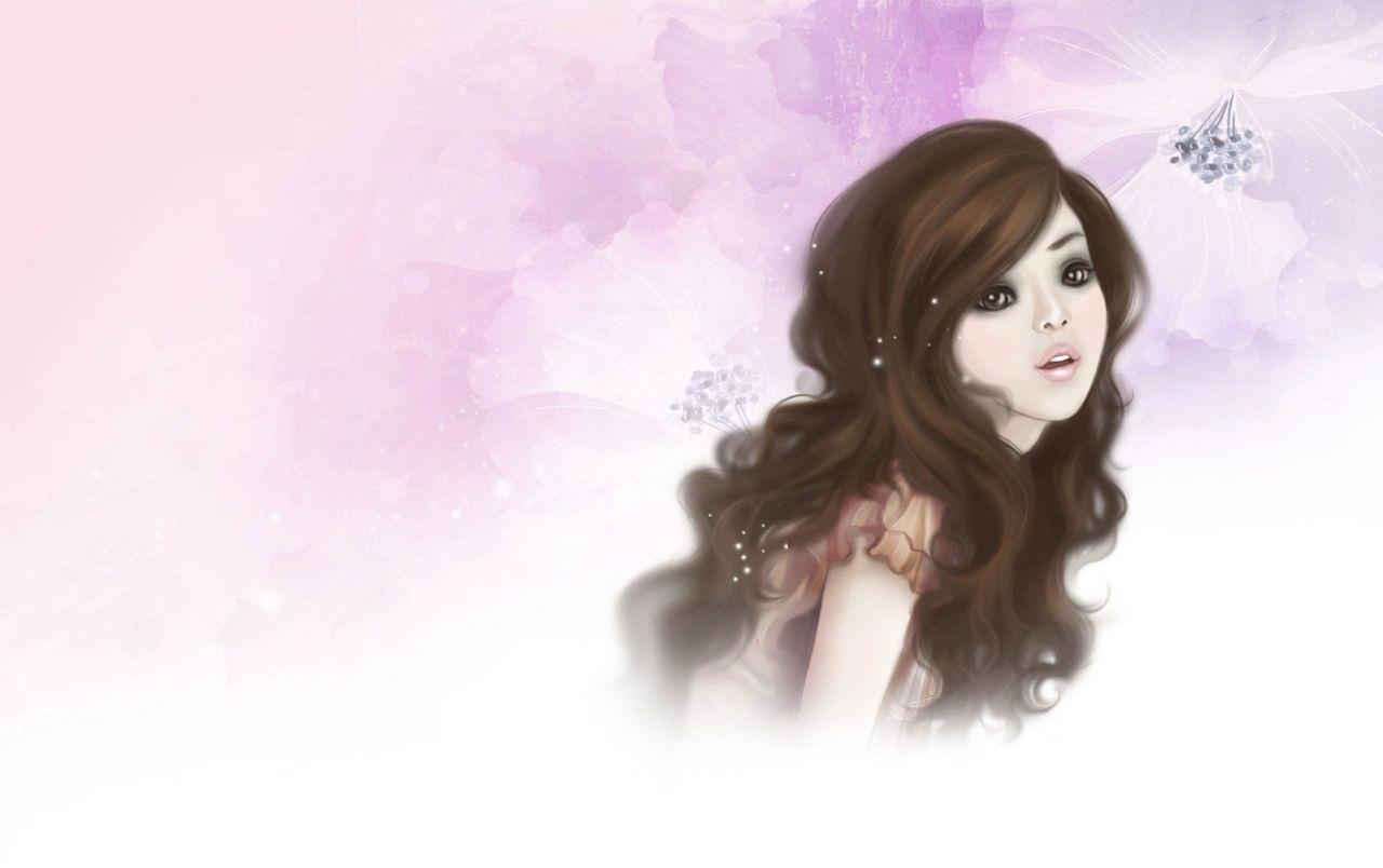 1280x810 Pretty Cartoon Girl wallpaper. Pretty Cartoon Girl, Desktop