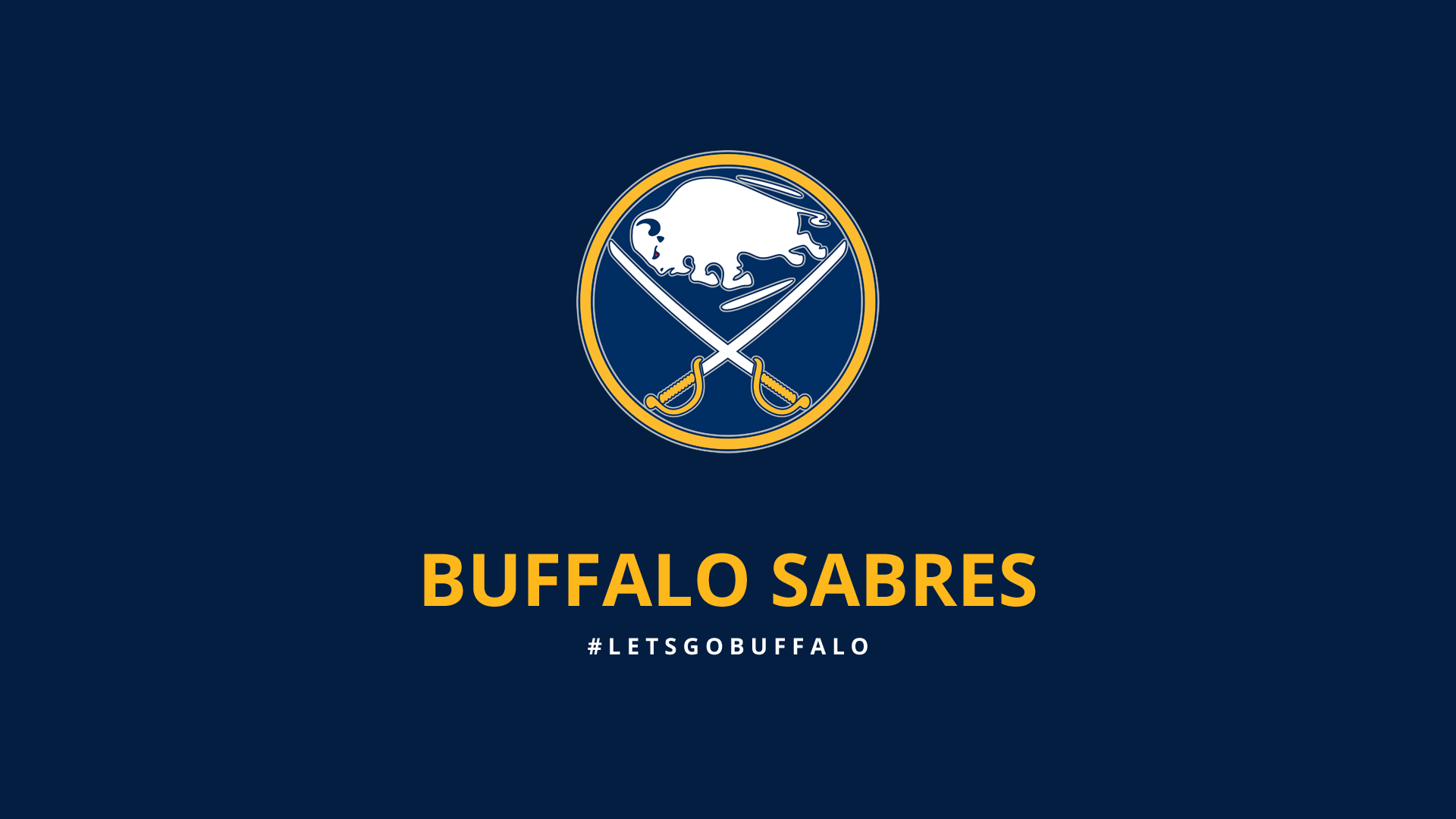 1920x1080 Minimalist Buffalo Sabres wallpaper, Desktop