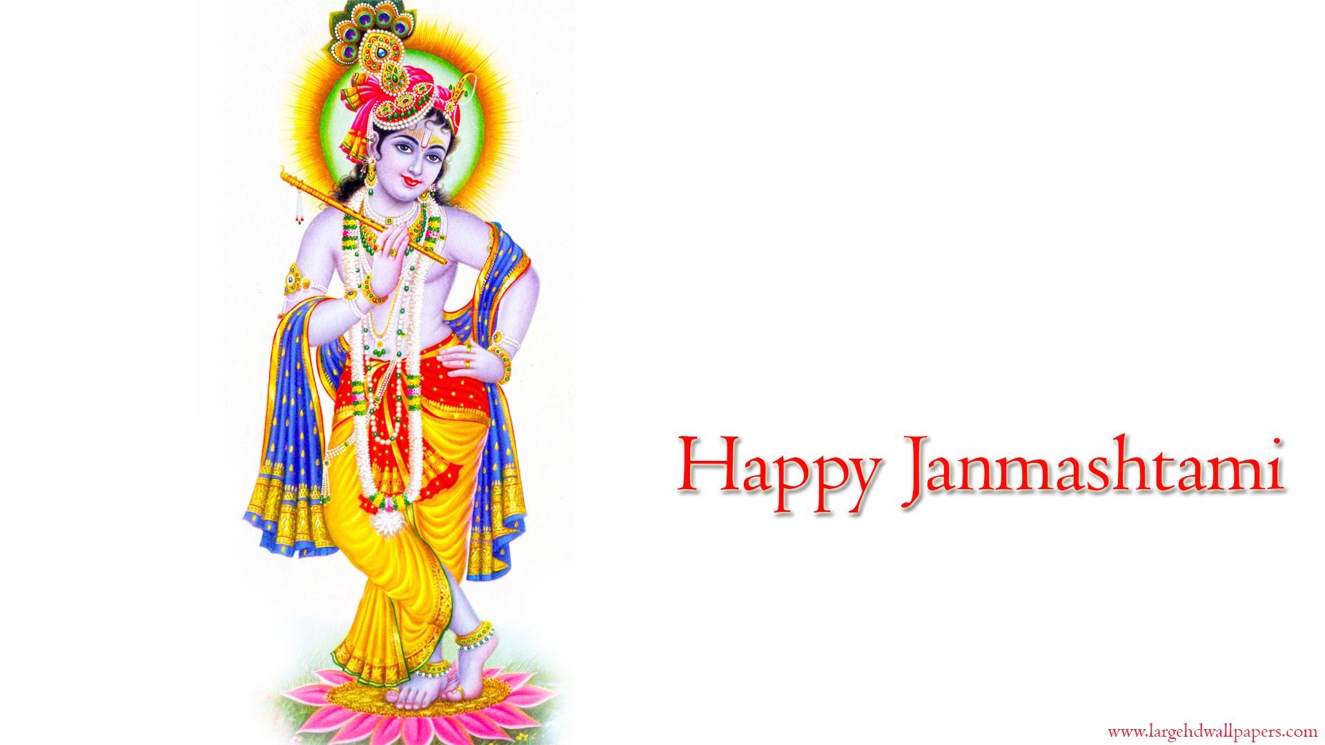 1920x1080 Happy Shri Krishna Janmashtami 2019 HD Image Pics Free Download, Desktop