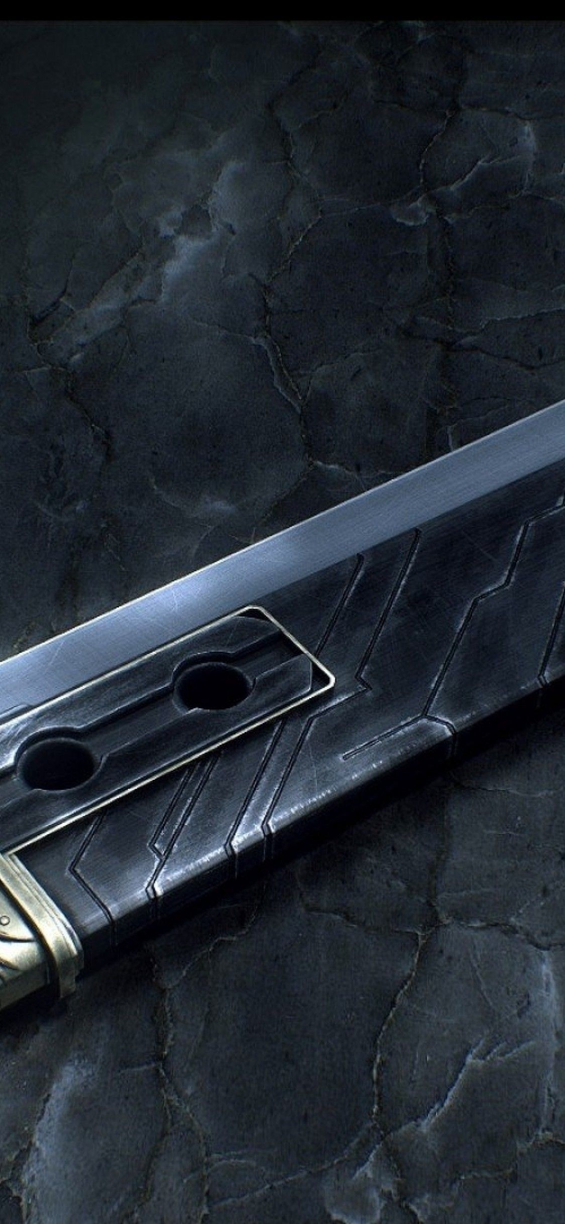 1130x2440 Download  Final Fantasy Vii, Sword Wallpaper for iPhone, Phone