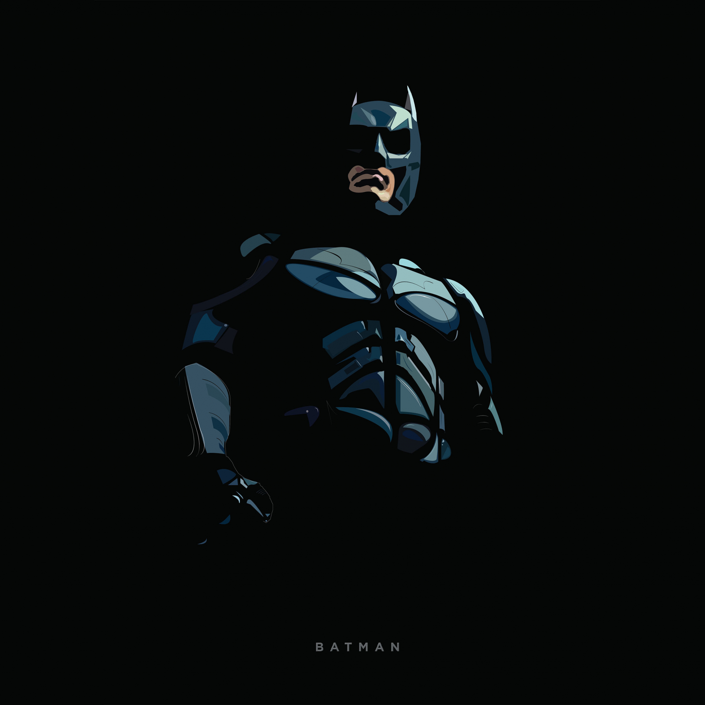 2250x2250 Download  wallpaper batman, minimal, artwork, ipad air, ipad air ipad ipad ipad mini ipad mini  HD image, background, 9162, Phone