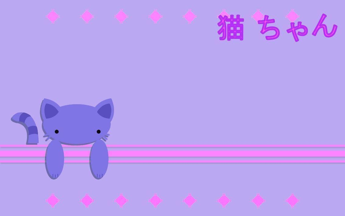 1140x710 Purple Neko Chan Wallpaper By Sayuri Hime 7, Desktop