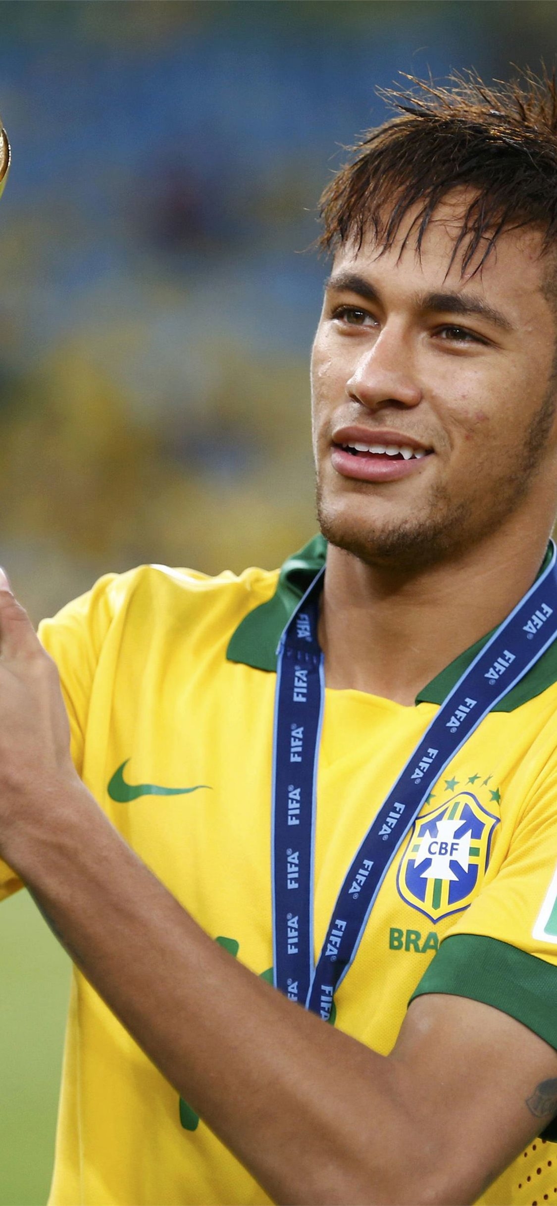 1130x2440 Neymar Jr Brazil iPhone Wallpaper Free Download, Phone