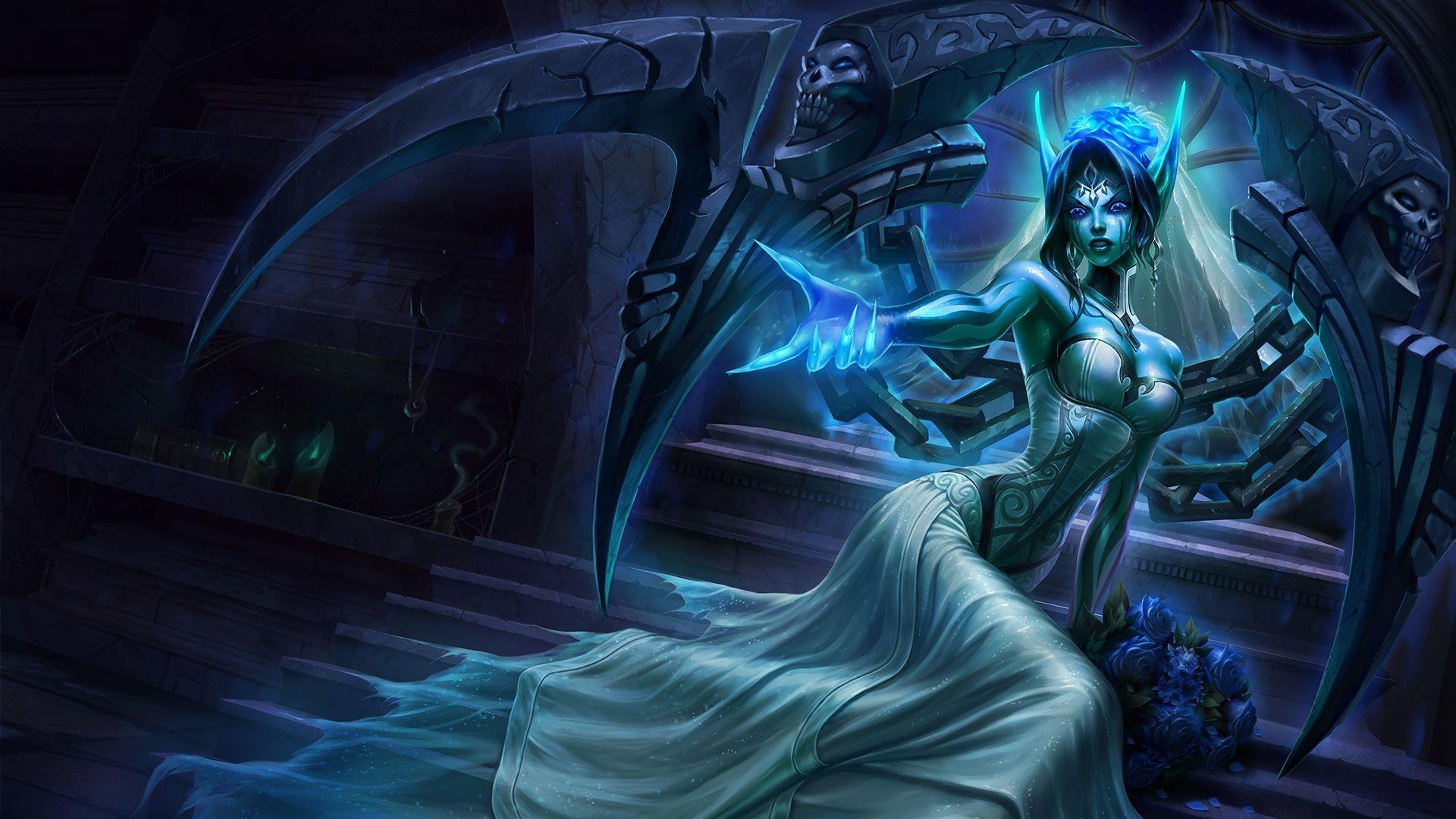 1920x1080 La Llorona (Ghost Bride) Morgana!. League of Legends Art, Desktop